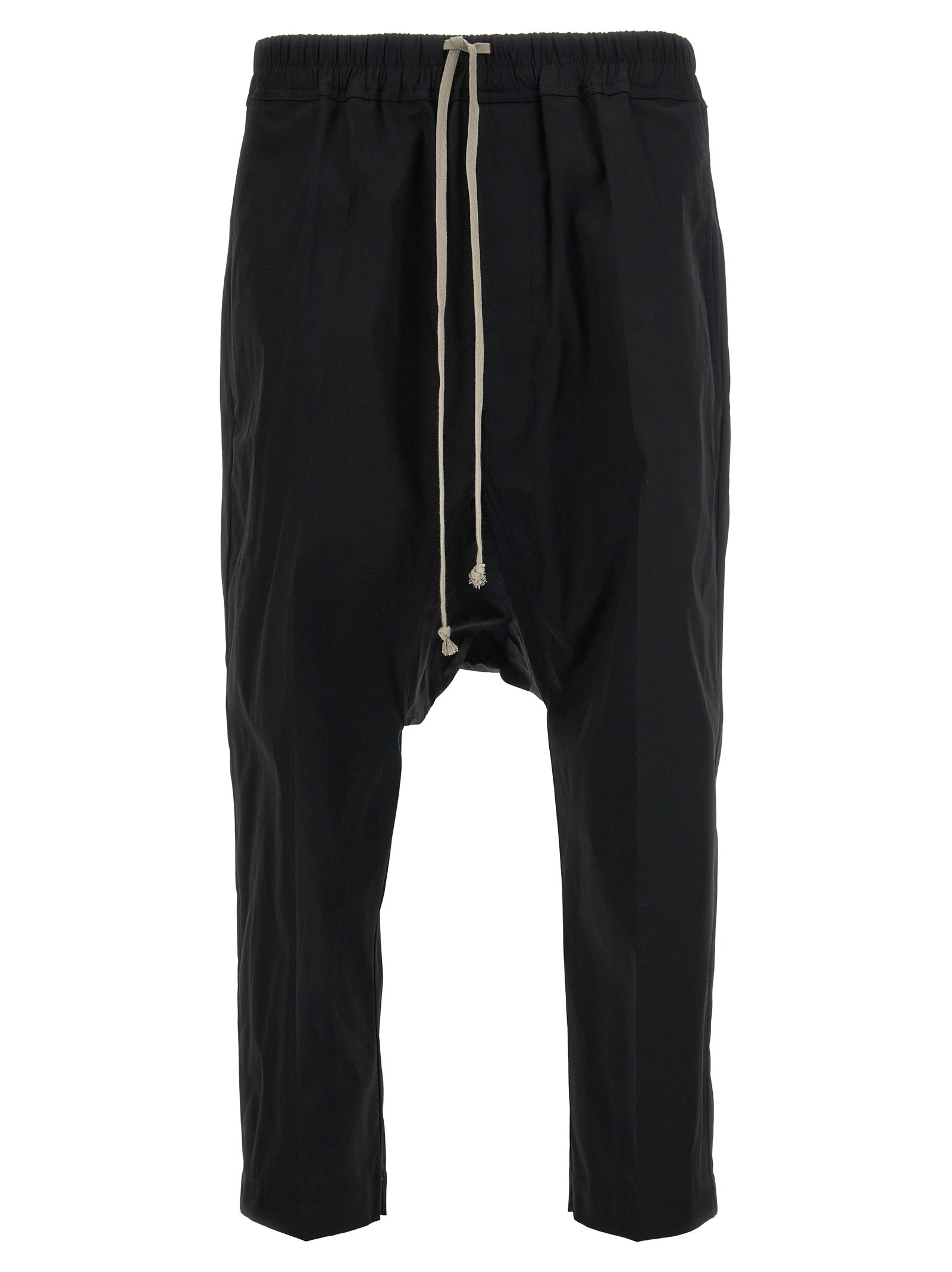 Rick Owens Black Cotton Casual Men's Pants