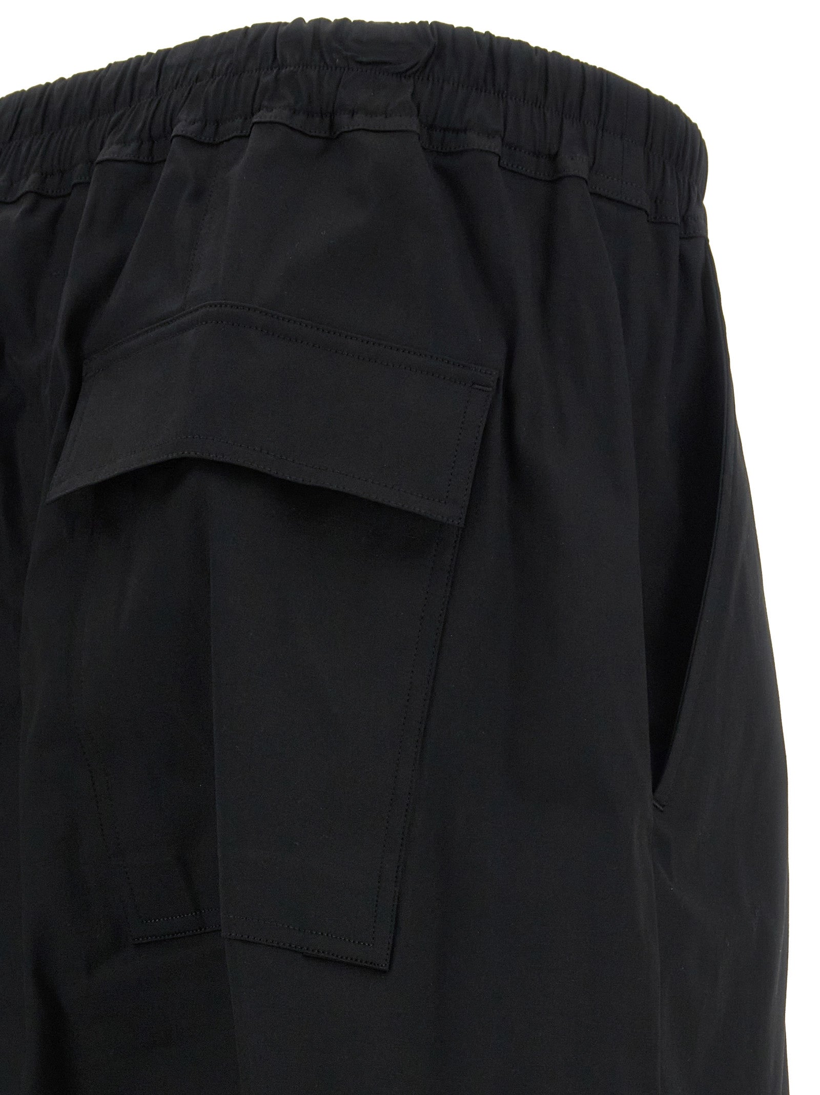 Rick Owens Black Cotton Casual Men's Pants