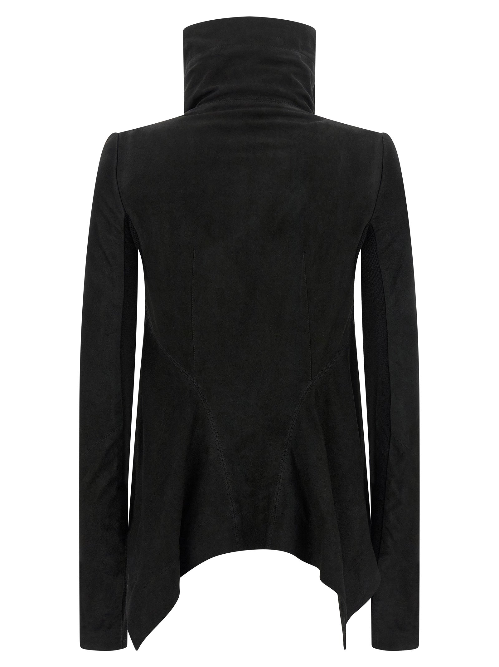 Rick Owens Black Lamb Leather Leather Women's Jacket