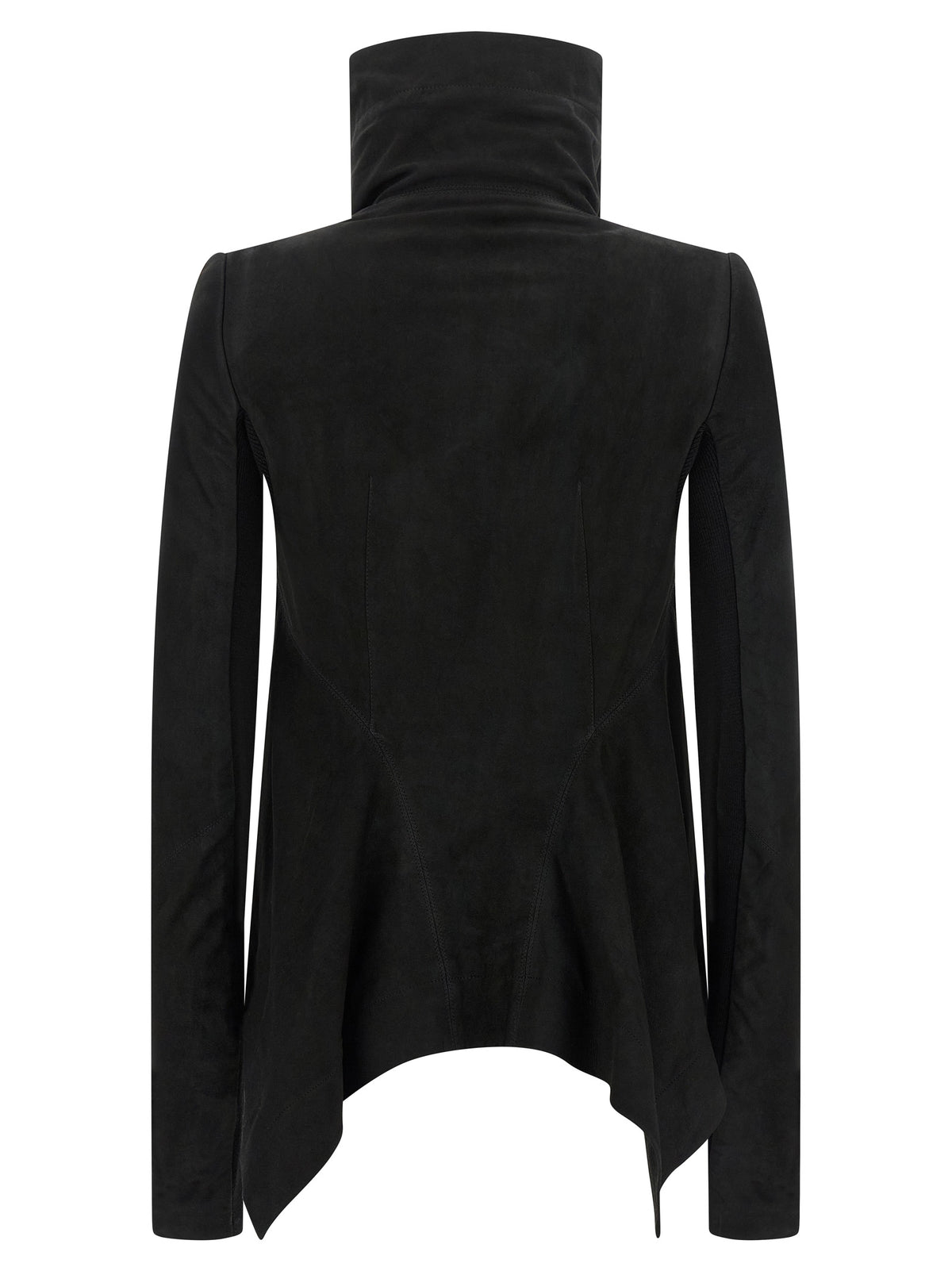 Rick Owens Black Lamb Leather Leather Women's Jacket