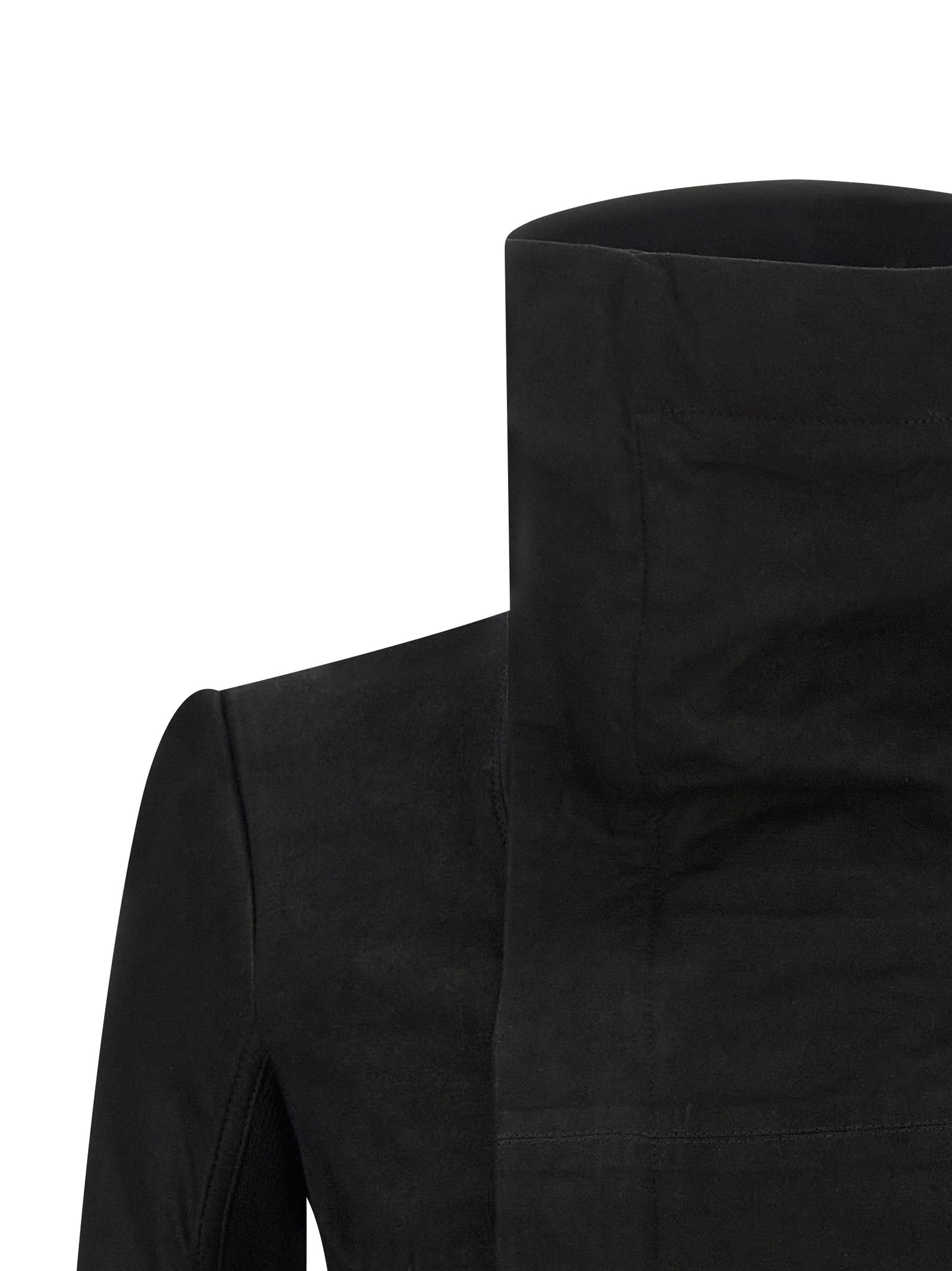 Rick Owens Black Lamb Leather Leather Women's Jacket