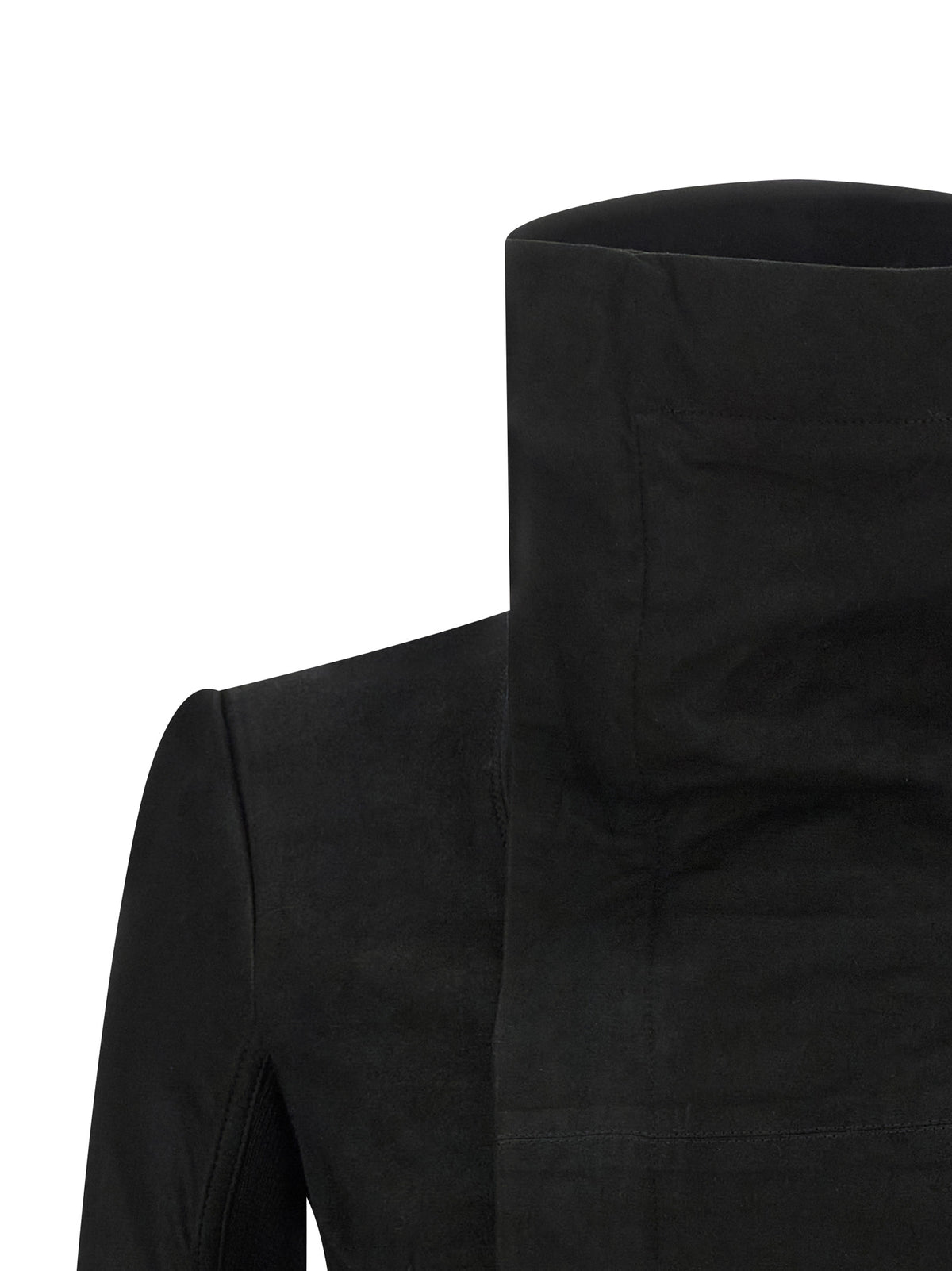 Rick Owens Black Lamb Leather Leather Women's Jacket