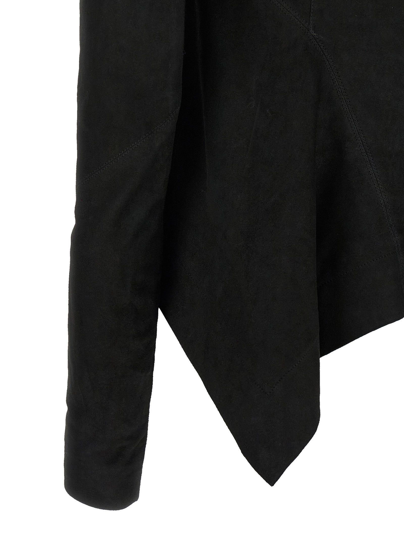 Rick Owens Black Lamb Leather Leather Women's Jacket