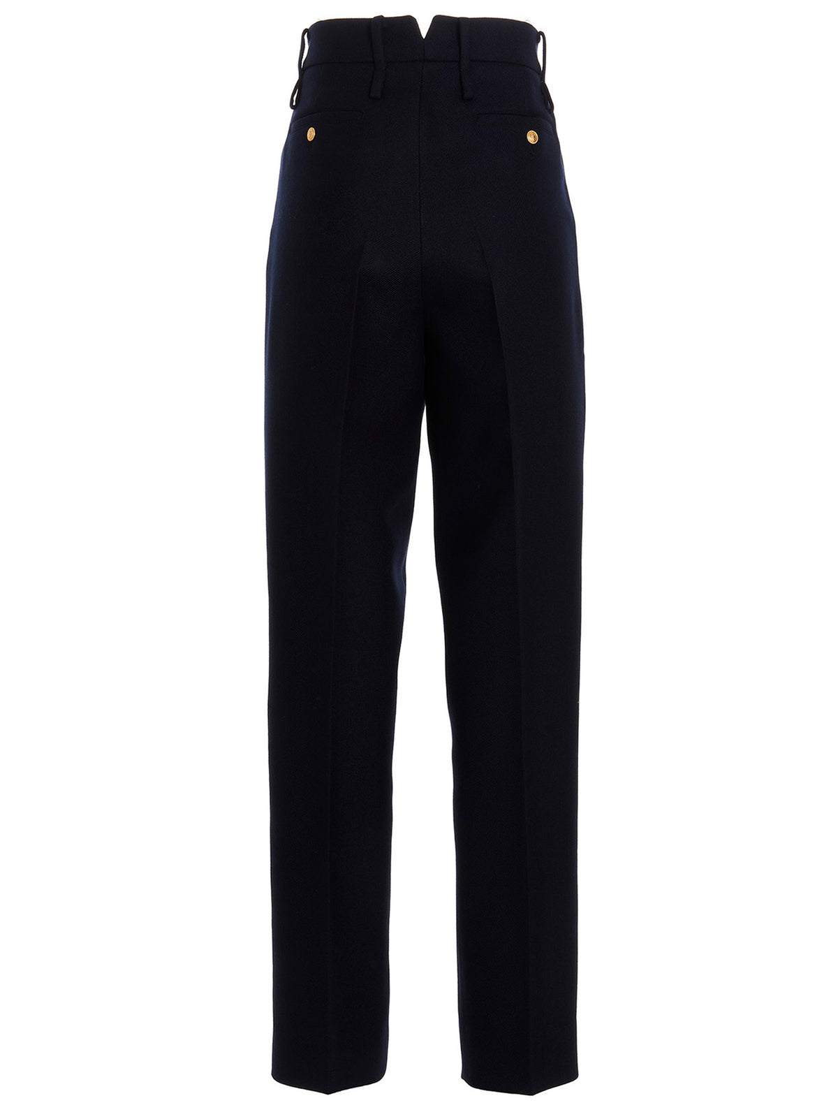 Gucci Blue Cashmere Casual Women's Pants
