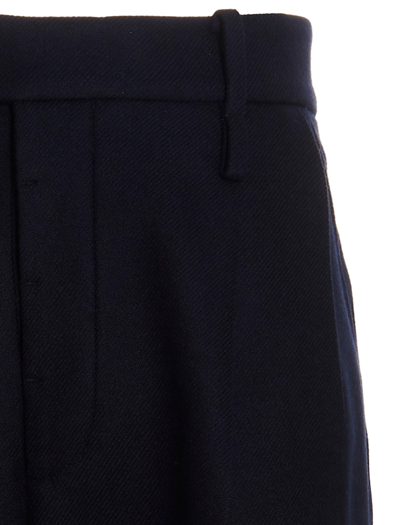 Gucci Blue Cashmere Casual Women's Pants