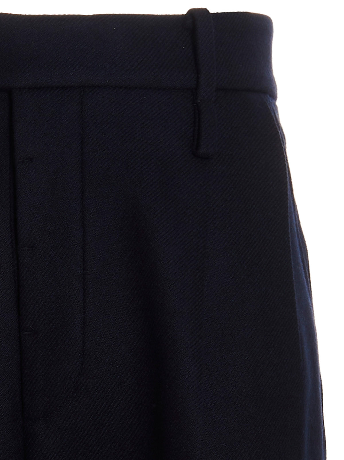 Gucci Blue Cashmere Casual Women's Pants