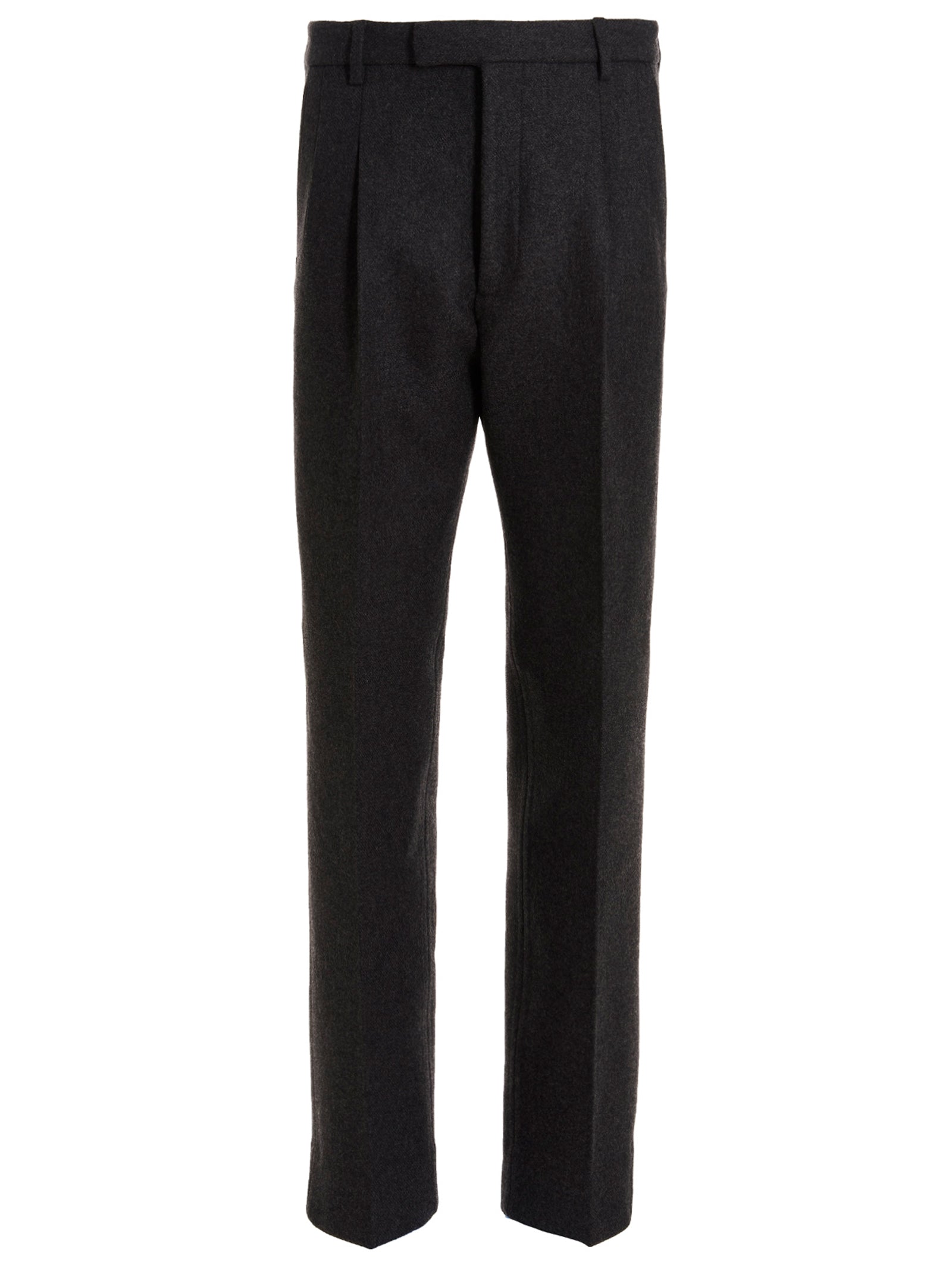 Gucci Gray Wool Dress Men's Pants