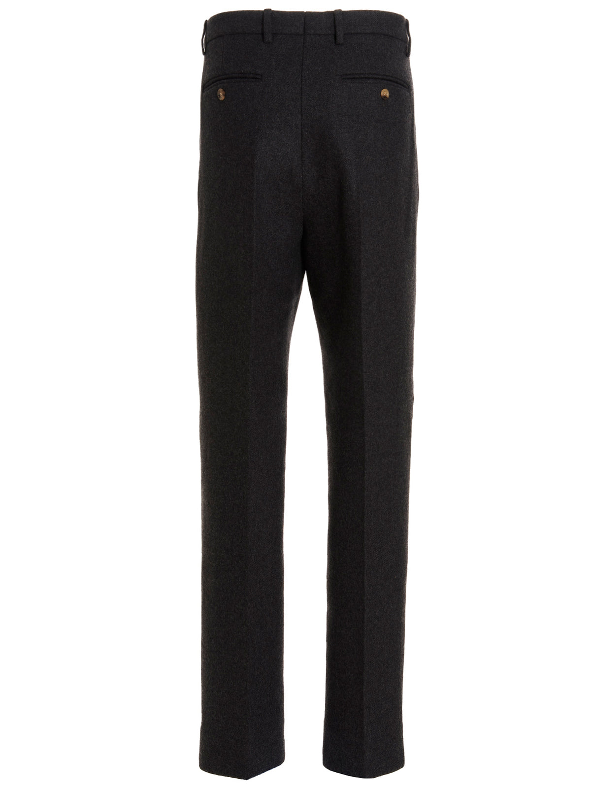 Gucci Gray Wool Dress Men's Pants