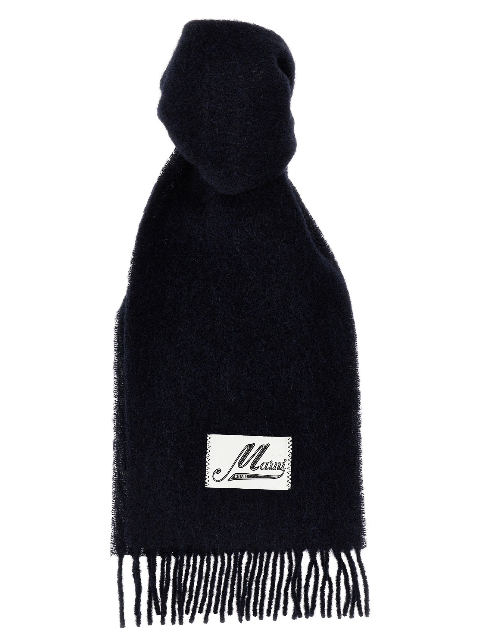 Marni Blue Wool Men's Scarf