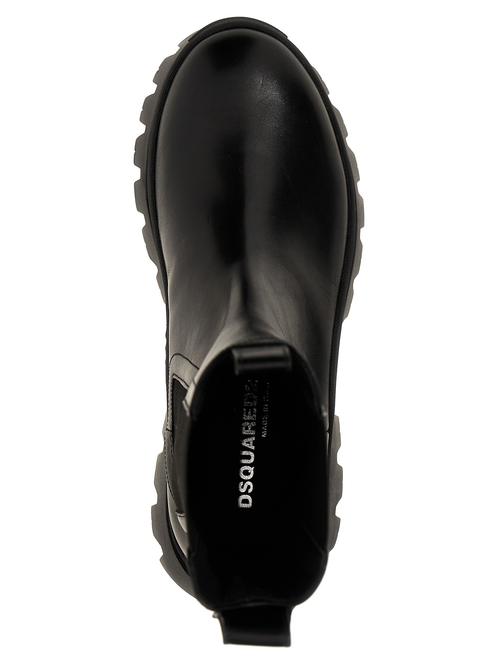 Dsquared² Black Calfskin Ankle Women's Boots
