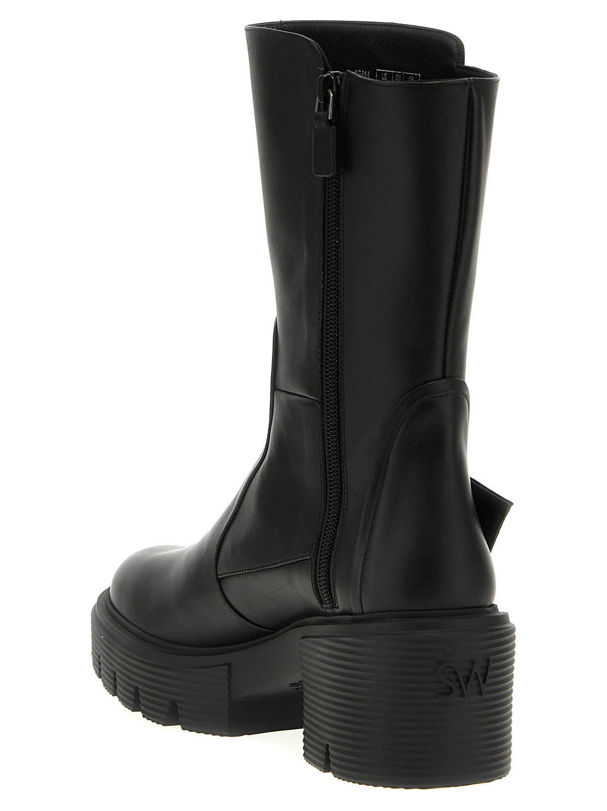 Stuart Weitzman Black Calfskin Ankle Women's Boots