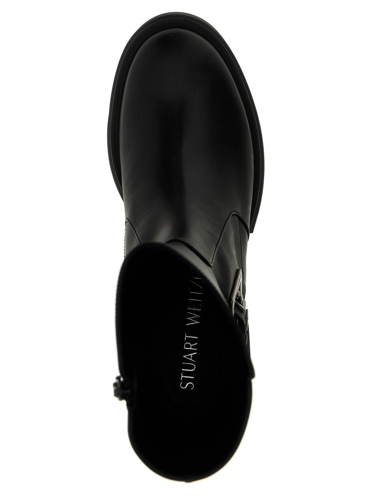 Stuart Weitzman Black Calfskin Ankle Women's Boots