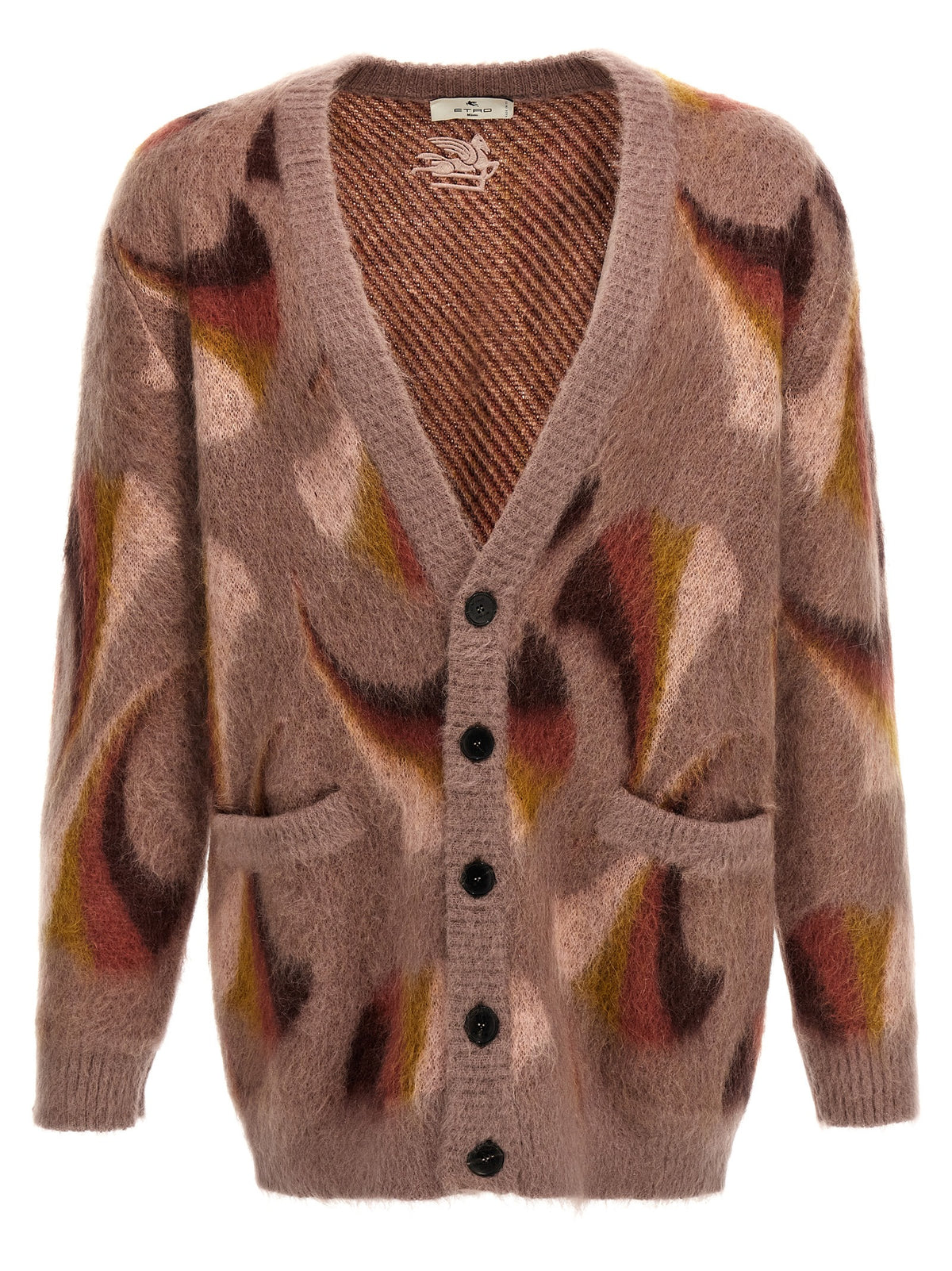 Etro Multicolor Wool Men's Cardigan