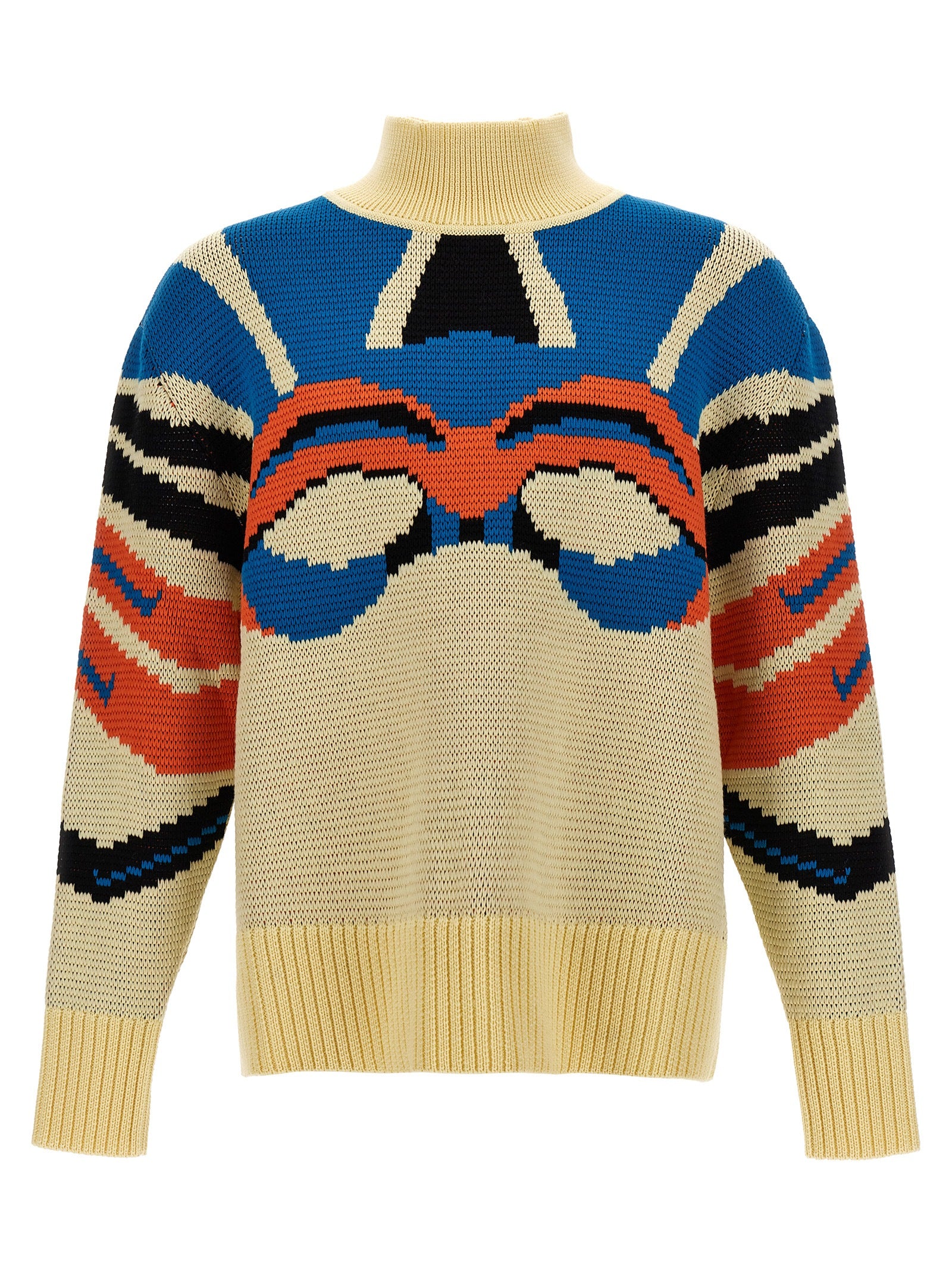 Bluemarble Multicolor Virgin Wool Men's Cardigan