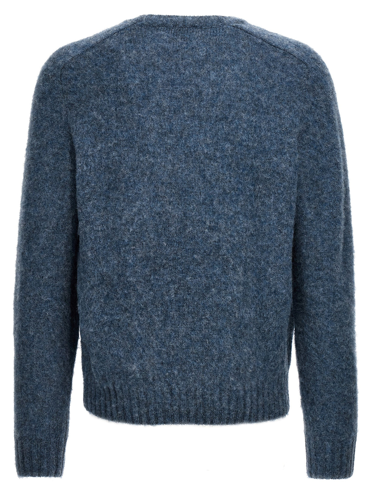 Harmony Blue Wool Men's Cardigan
