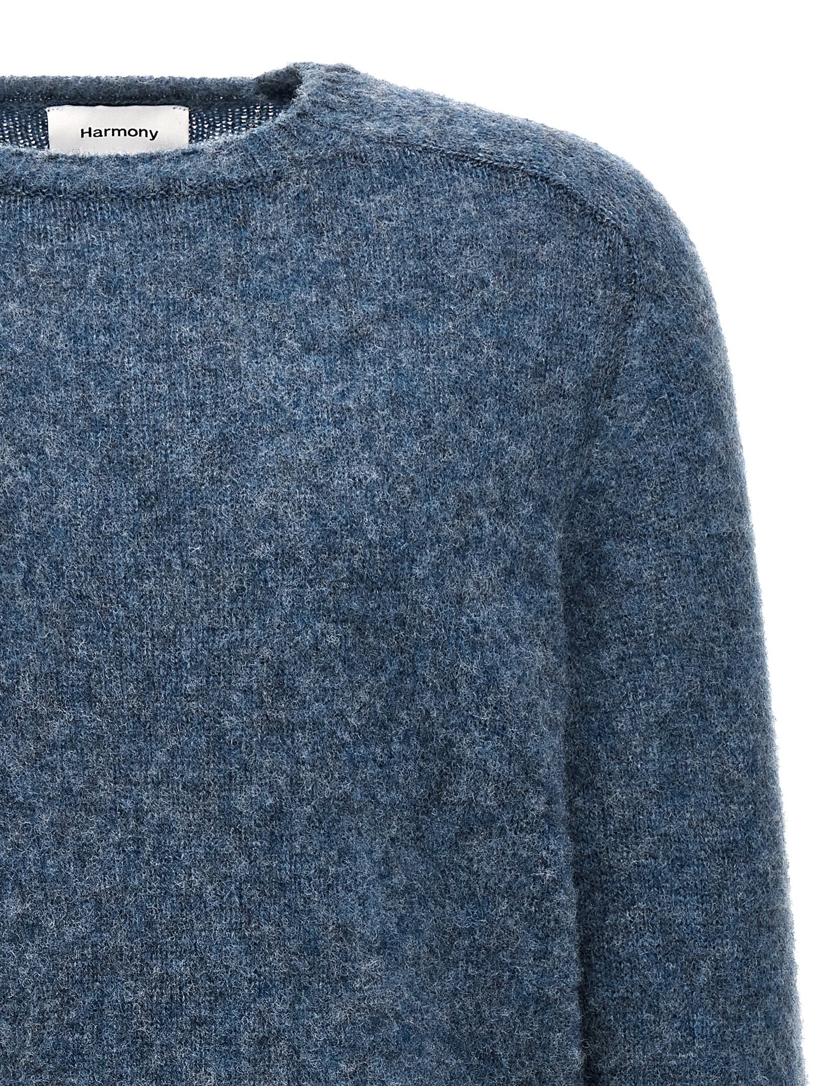 Harmony Blue Wool Men's Cardigan
