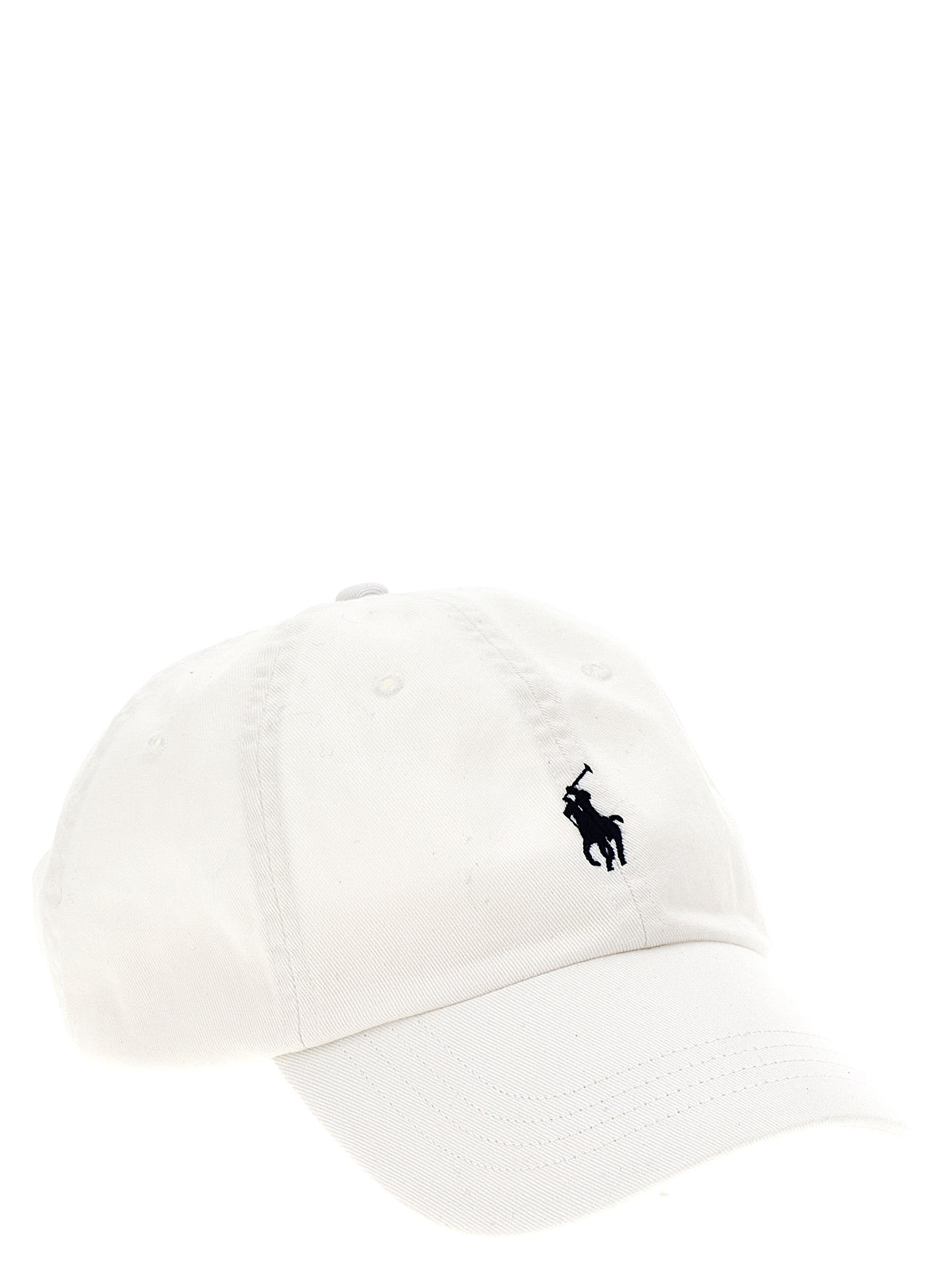 Polo Ralph Lauren White Cotton Cap (Baseball Men's Hat)