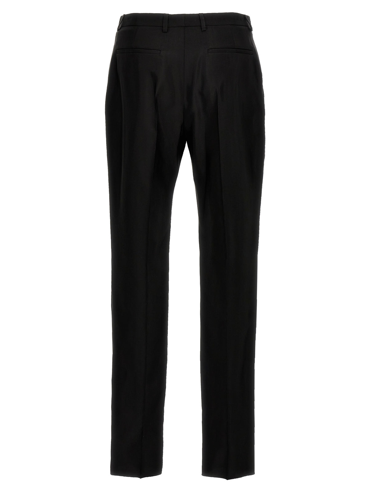 Saint Laurent Black Acetate Dress Men's Pants