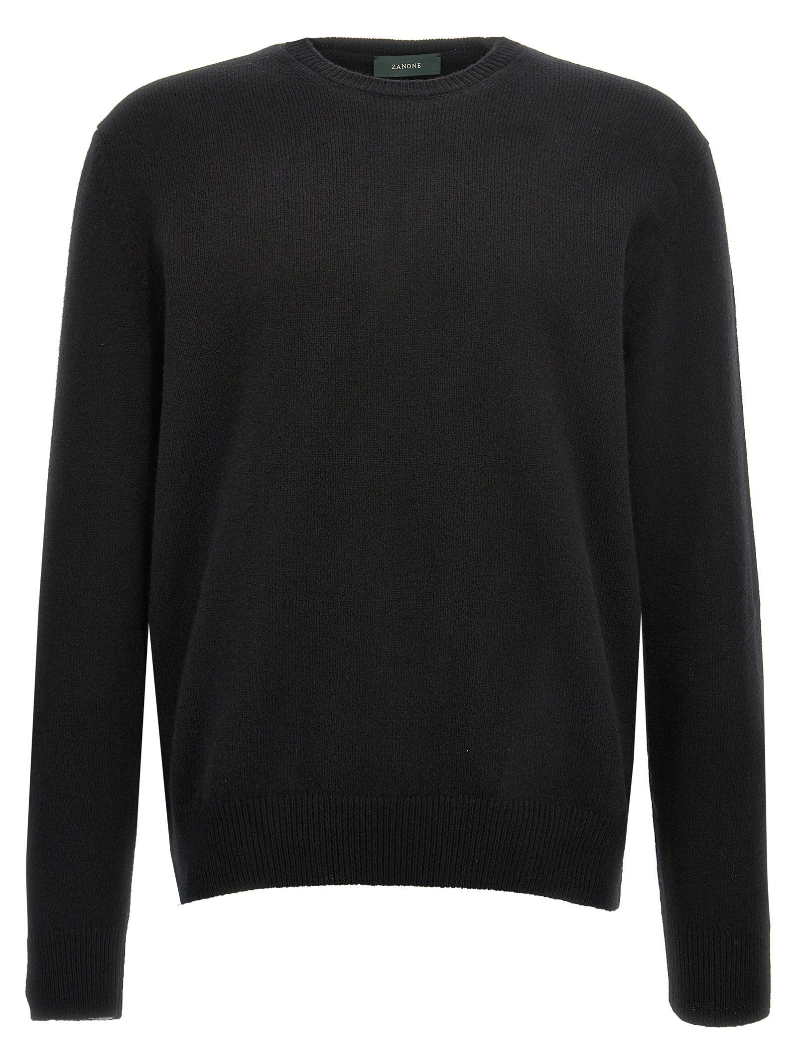 ZANONE Black Virgin Wool Men's Cardigan