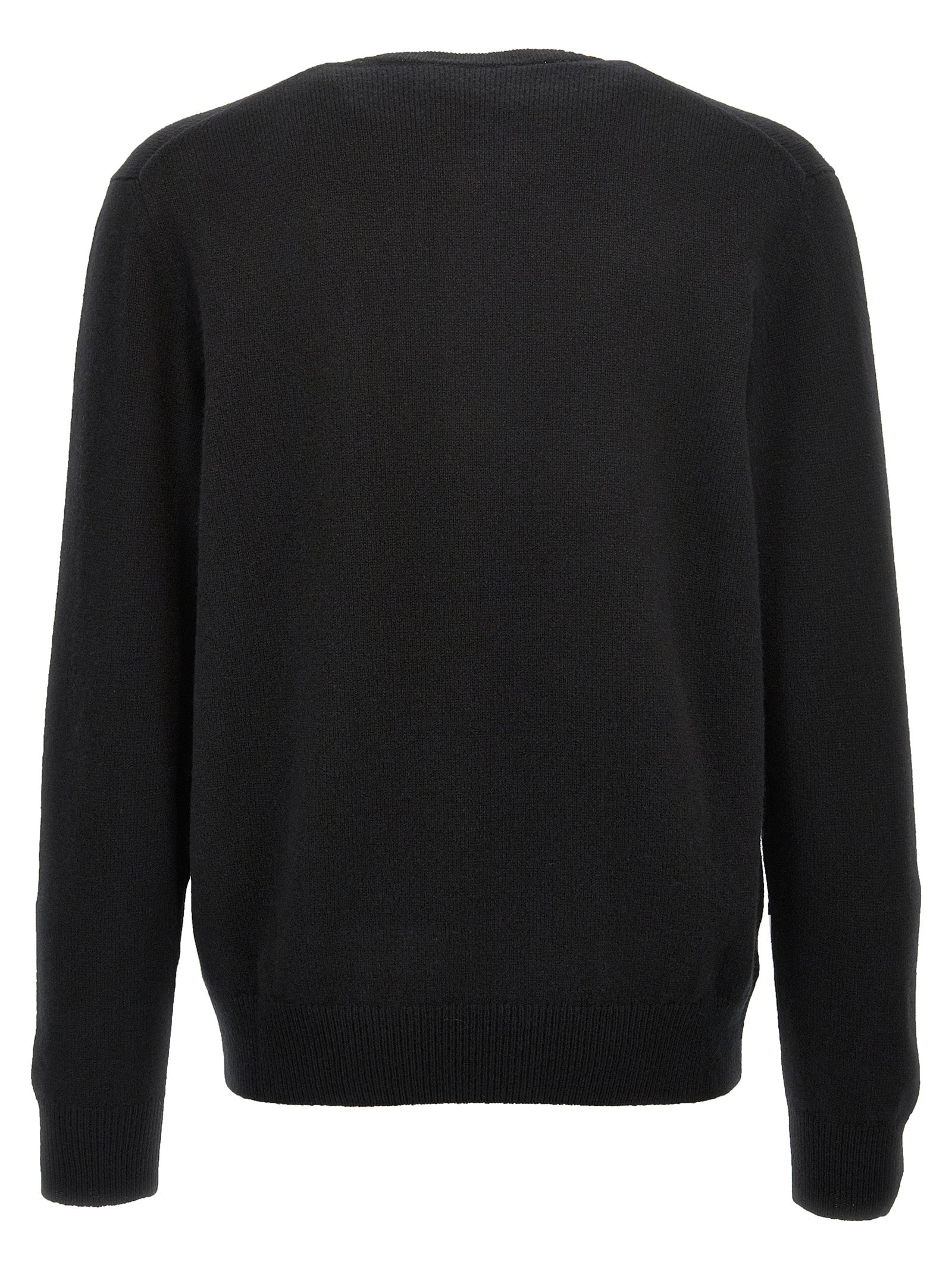 ZANONE Black Virgin Wool Men's Cardigan