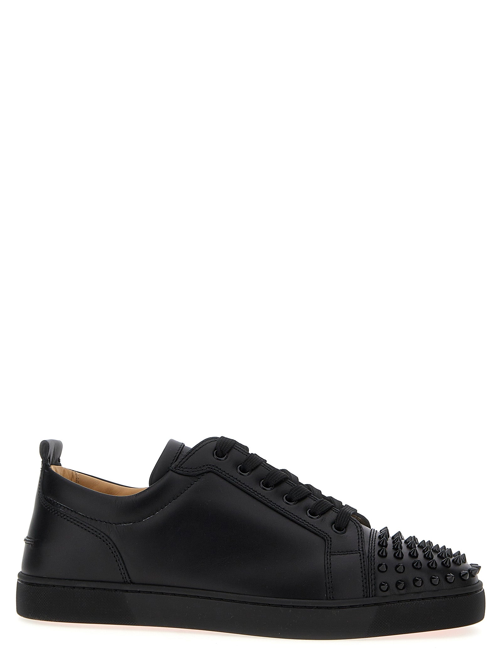Christian Louboutin Black Calfskin Low Top Men's Sneakers