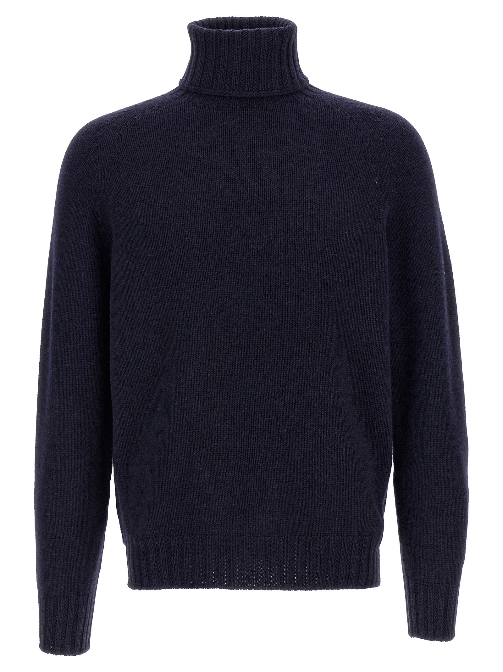 MA'RY'YA Blue Wool Men's Cardigan