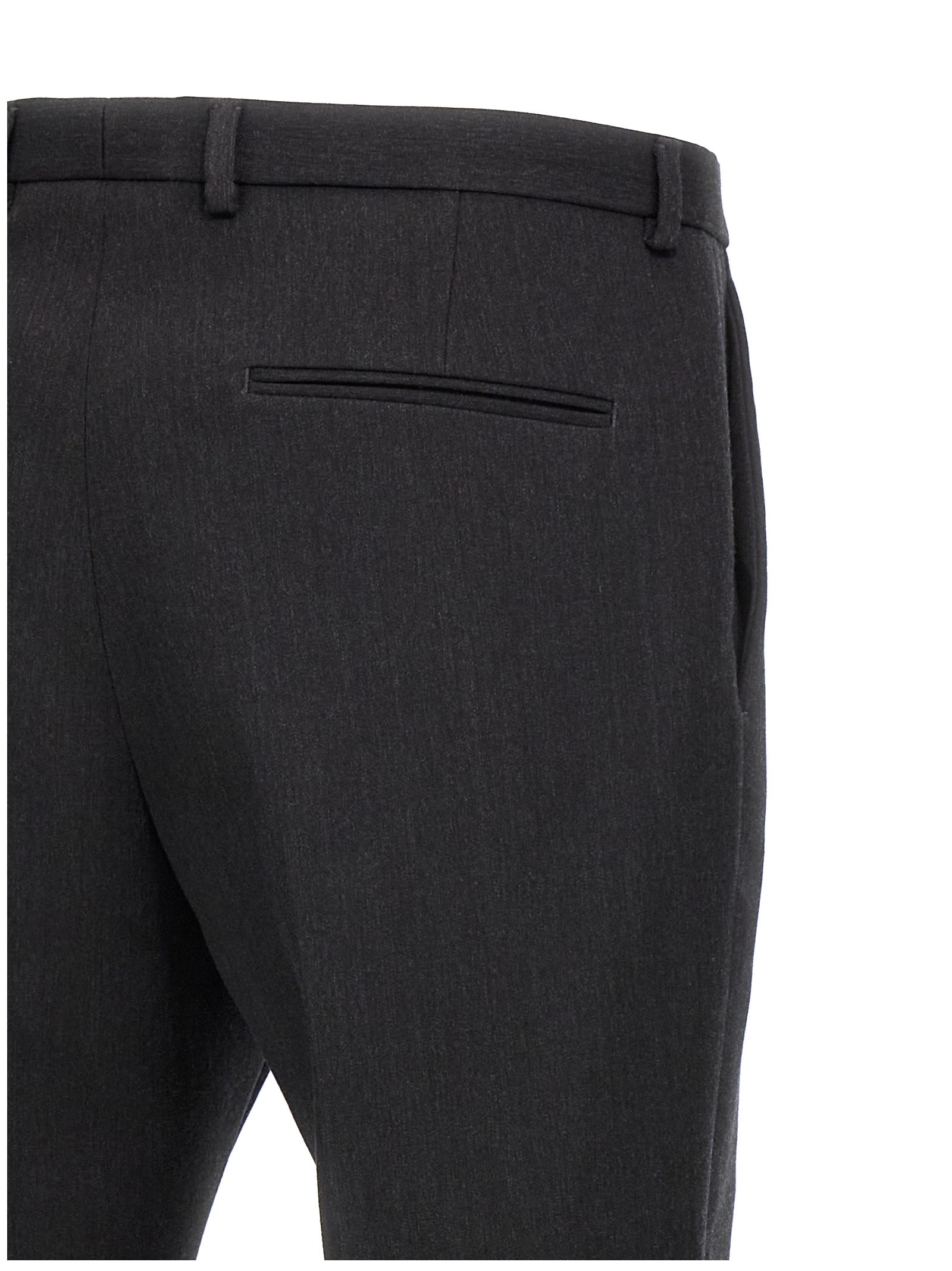 Gucci Gray Wool Dress Men's Pants