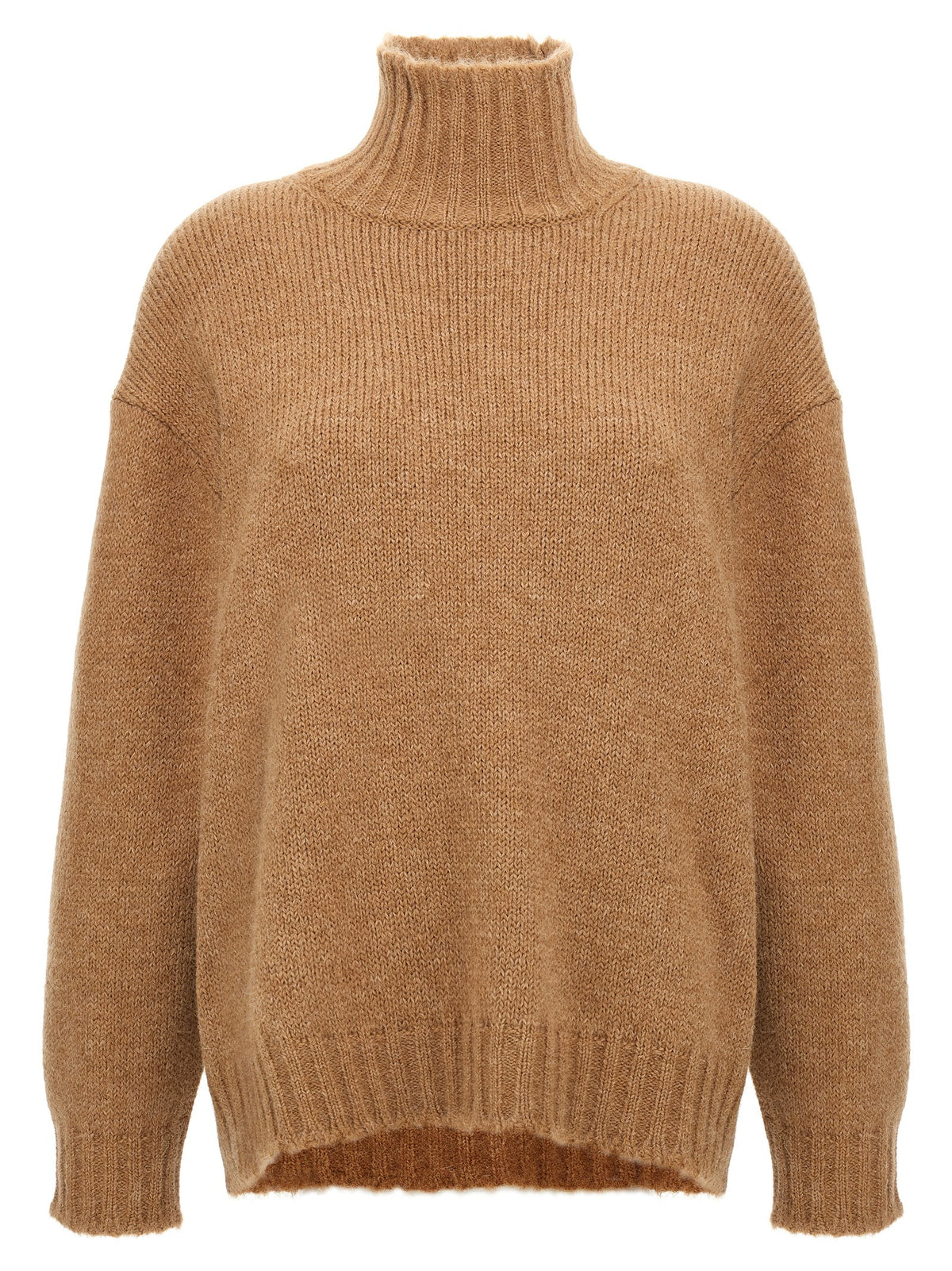 Jil Sander Beige Wool Women's Cardigan