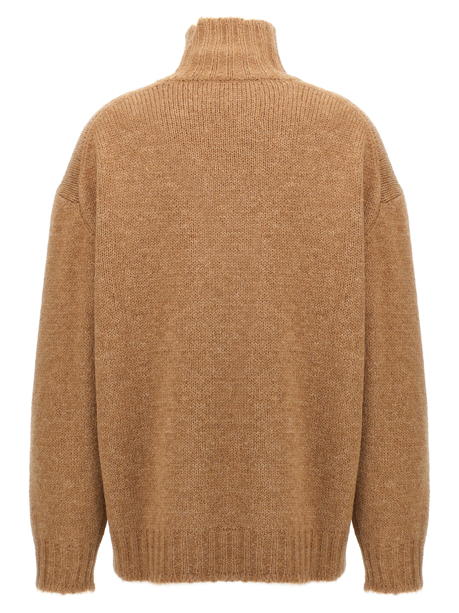Jil Sander Beige Wool Women's Cardigan