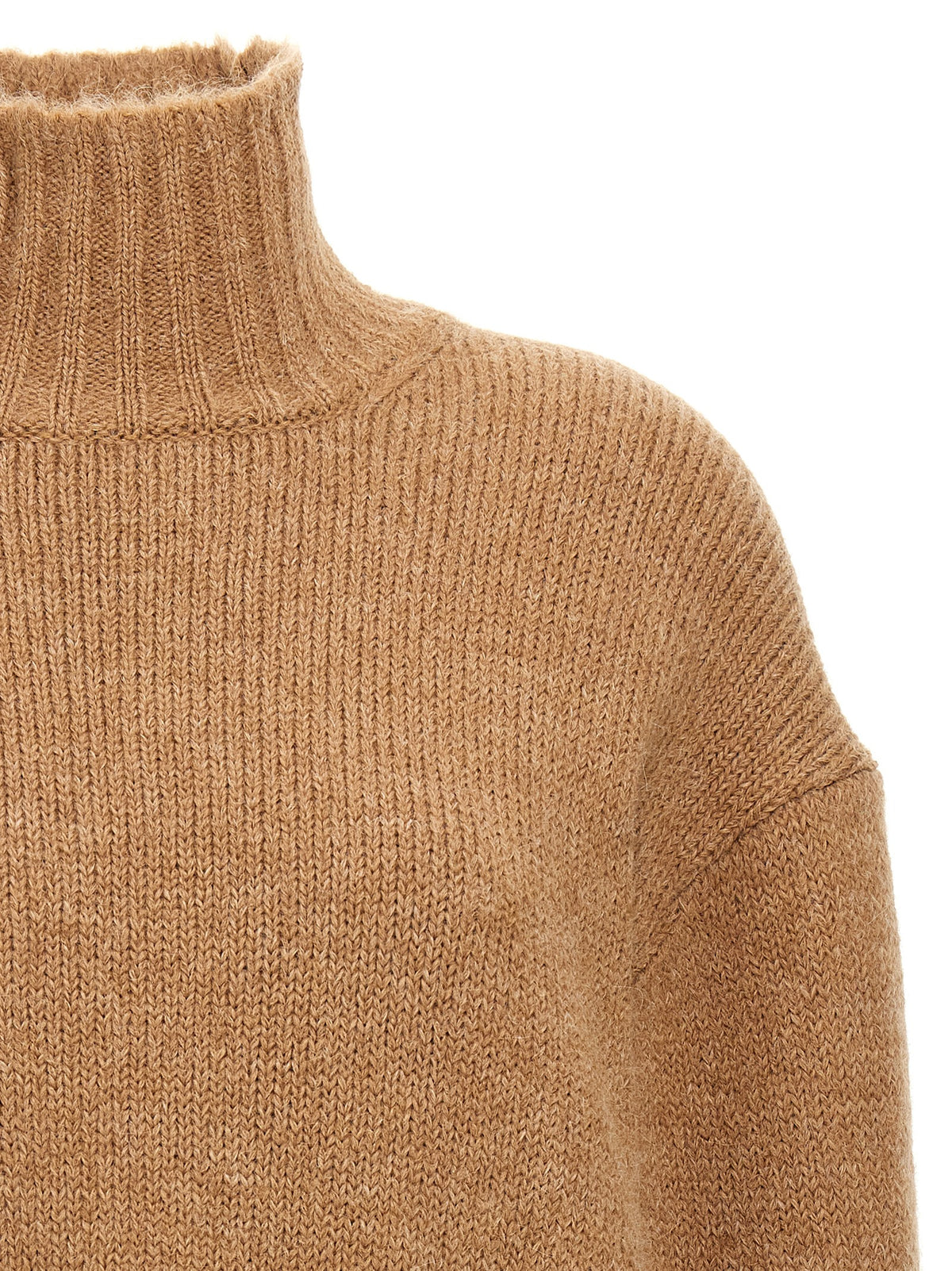 Jil Sander Beige Wool Women's Cardigan