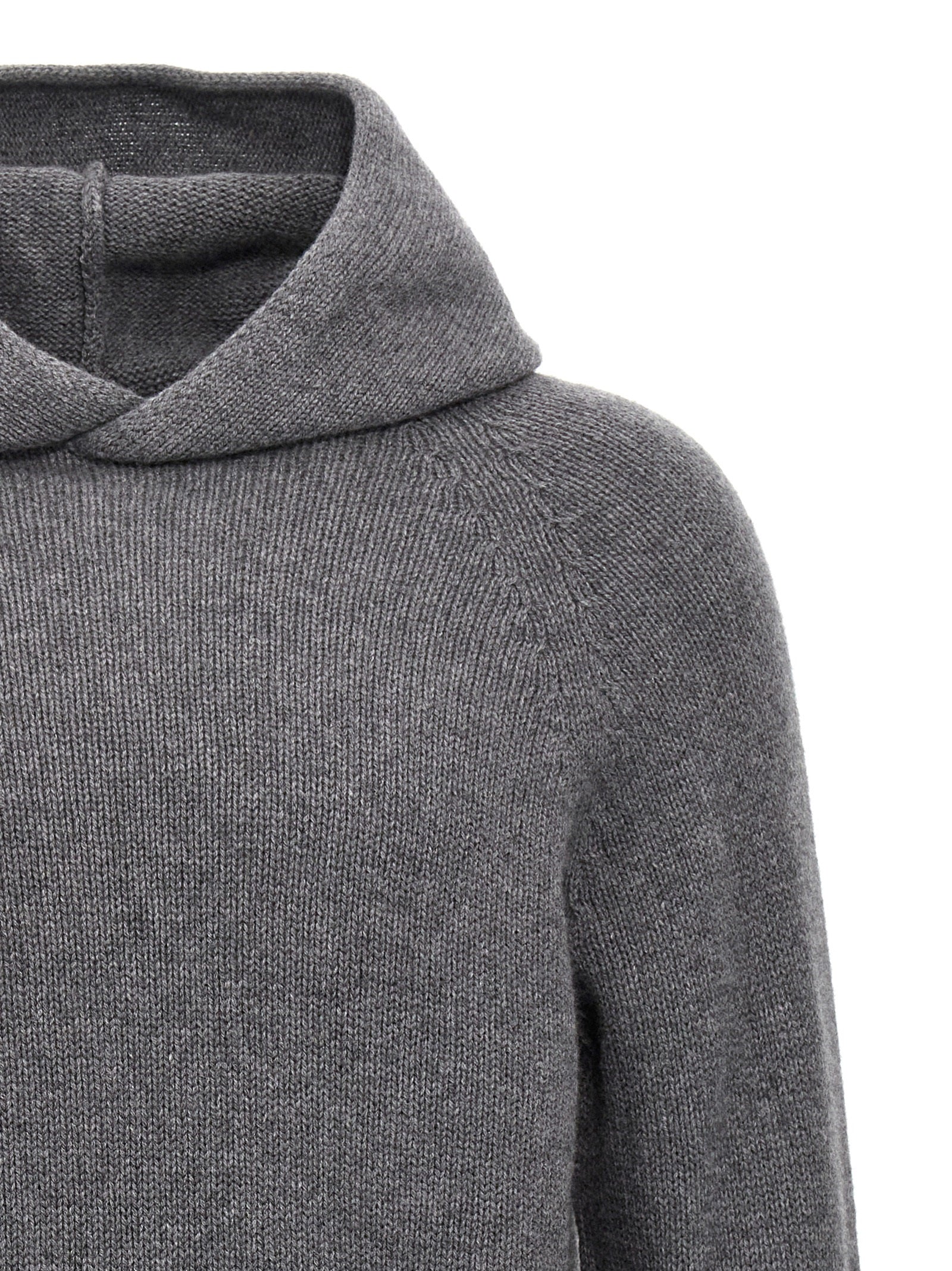 MA'RY'YA Gray Wool Men's Cardigan