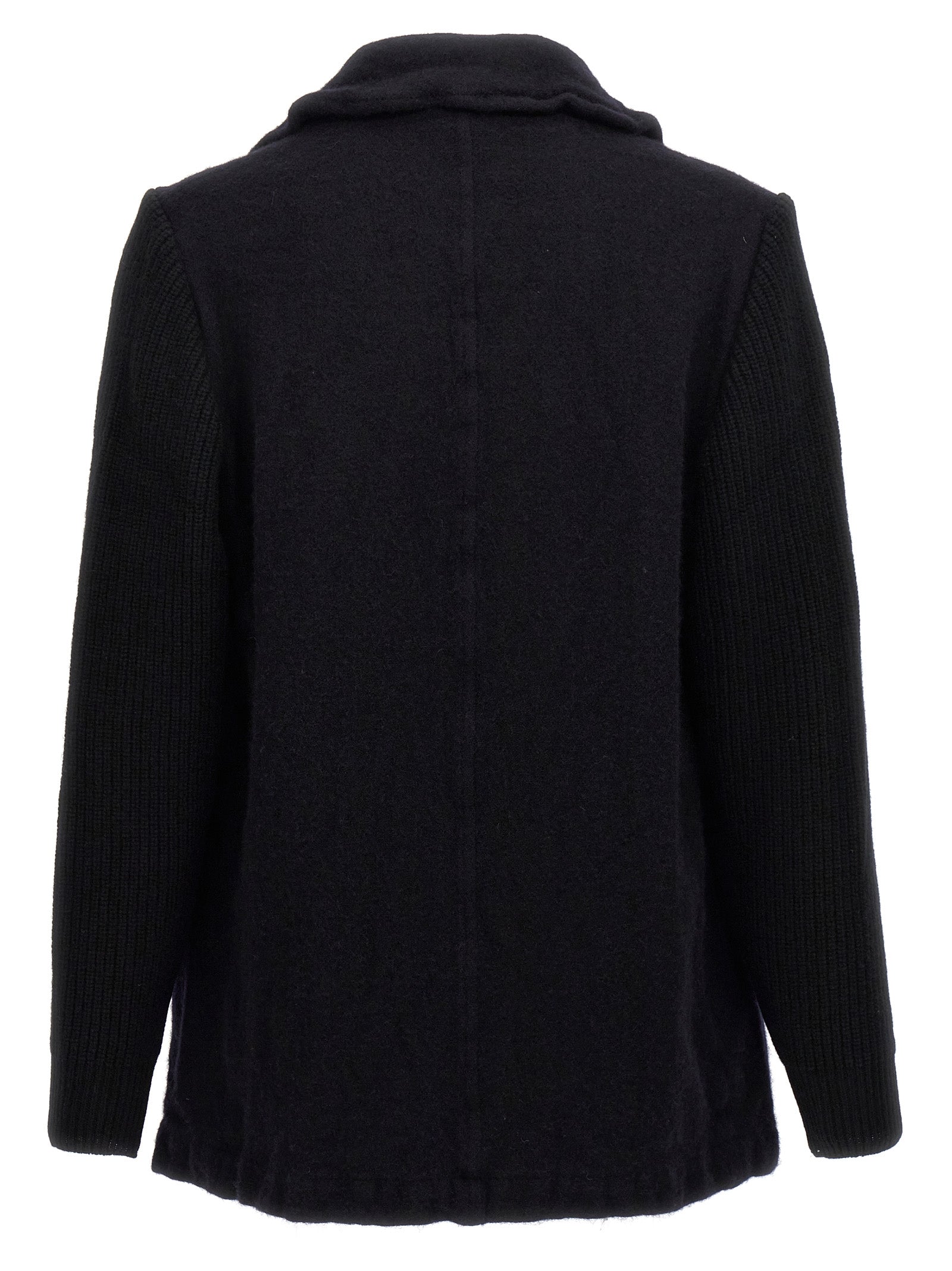 Comme Des Garçons Blue Wool Men's Coat