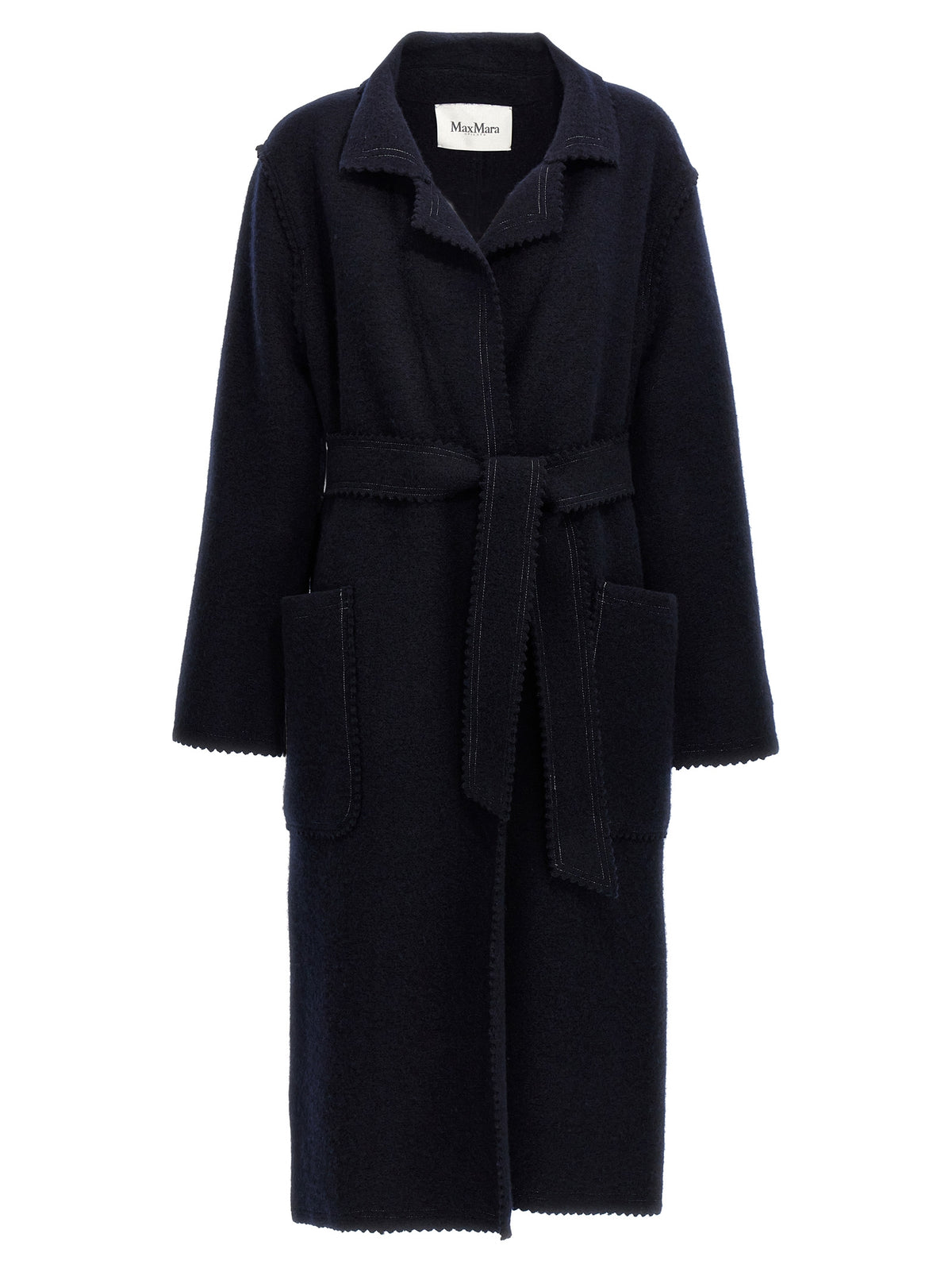 Max Mara Blue Wool Women's Coat