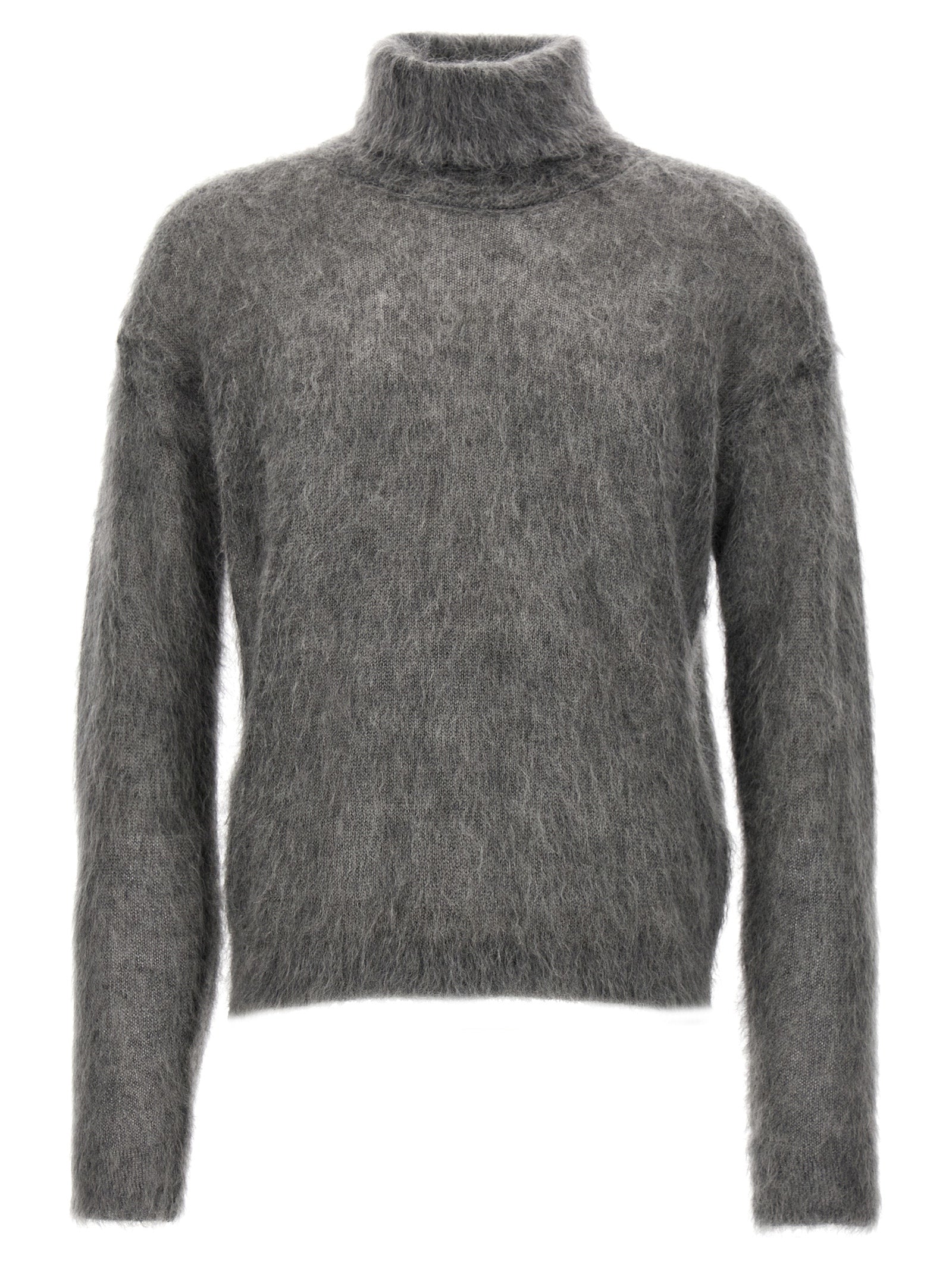 Saint Laurent Gray Wool Men's Cardigan