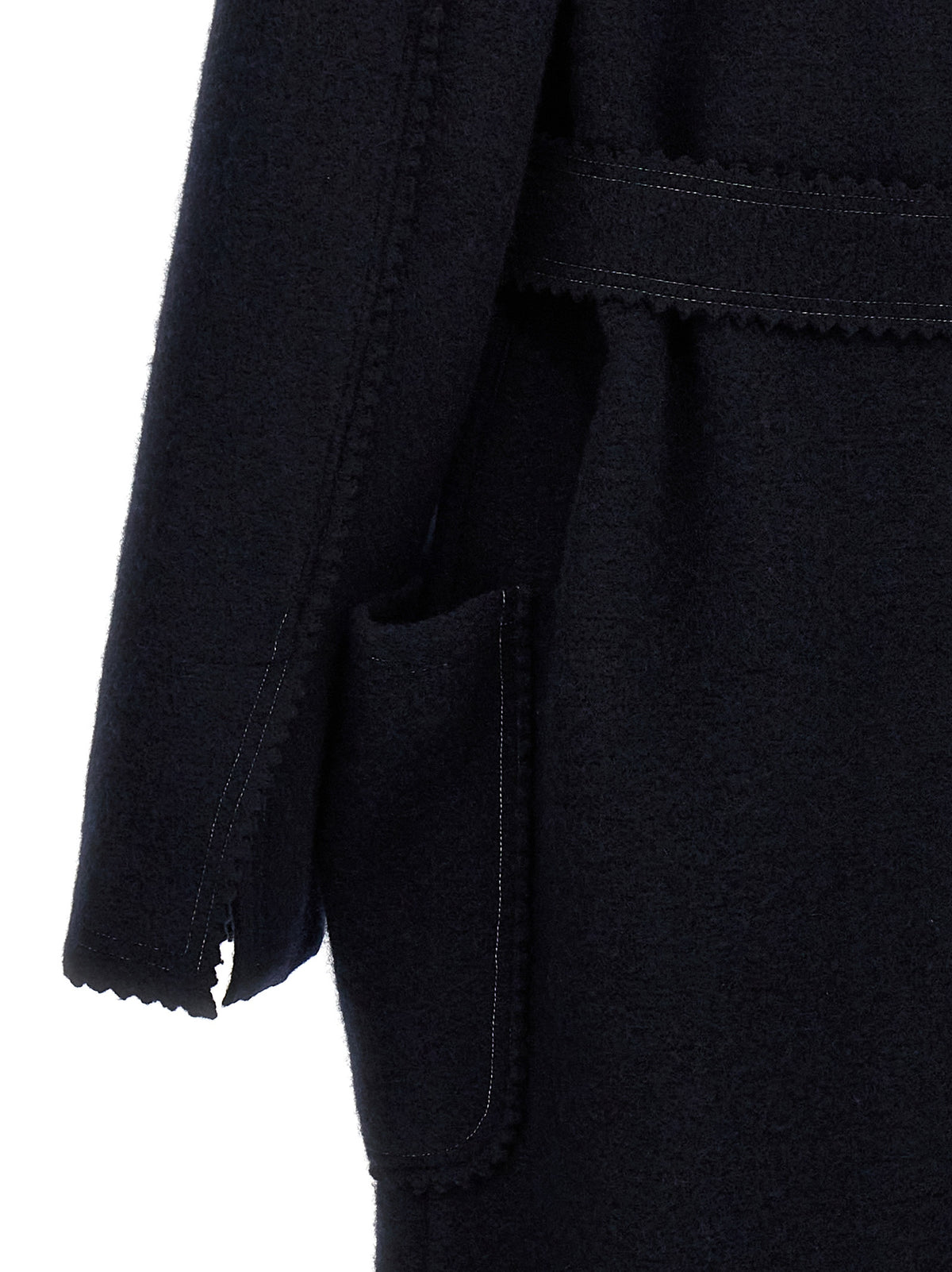 Max Mara Blue Wool Women's Coat