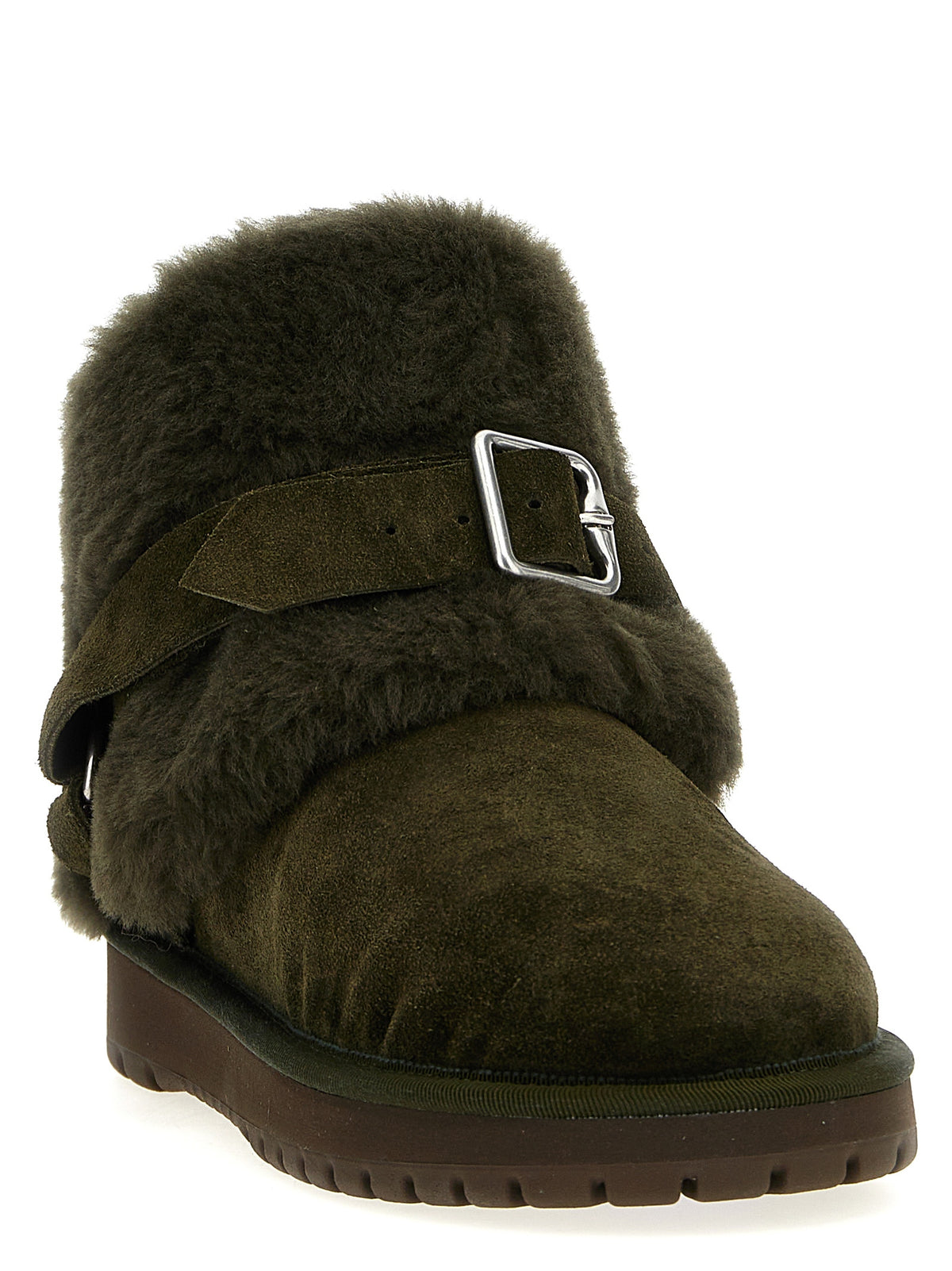 Burberry Bicolor Leather Ankle Women's Boots