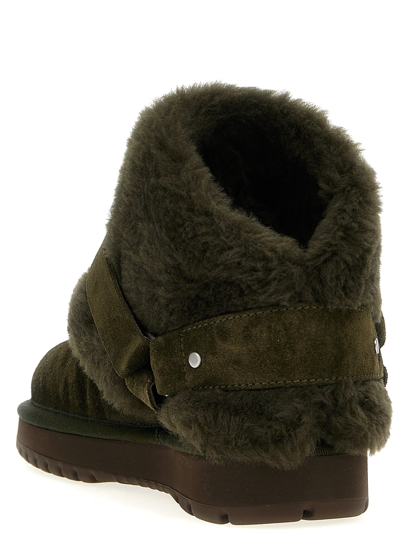 Burberry Bicolor Leather Ankle Women's Boots