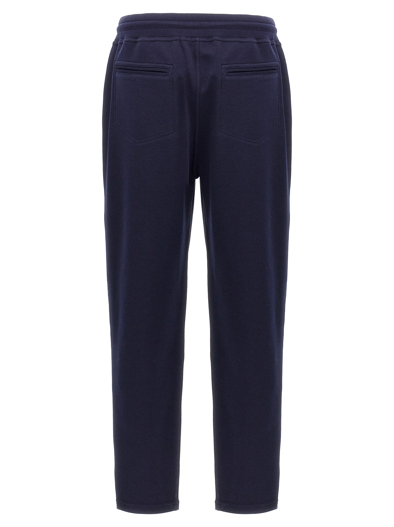 Brunello Cucinelli Blue Cotton Joggers (Workout Men's Pants)