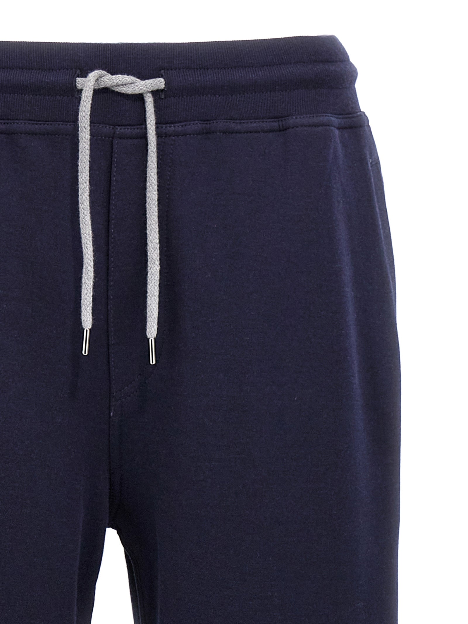 Brunello Cucinelli Blue Cotton Joggers (Workout Men's Pants)