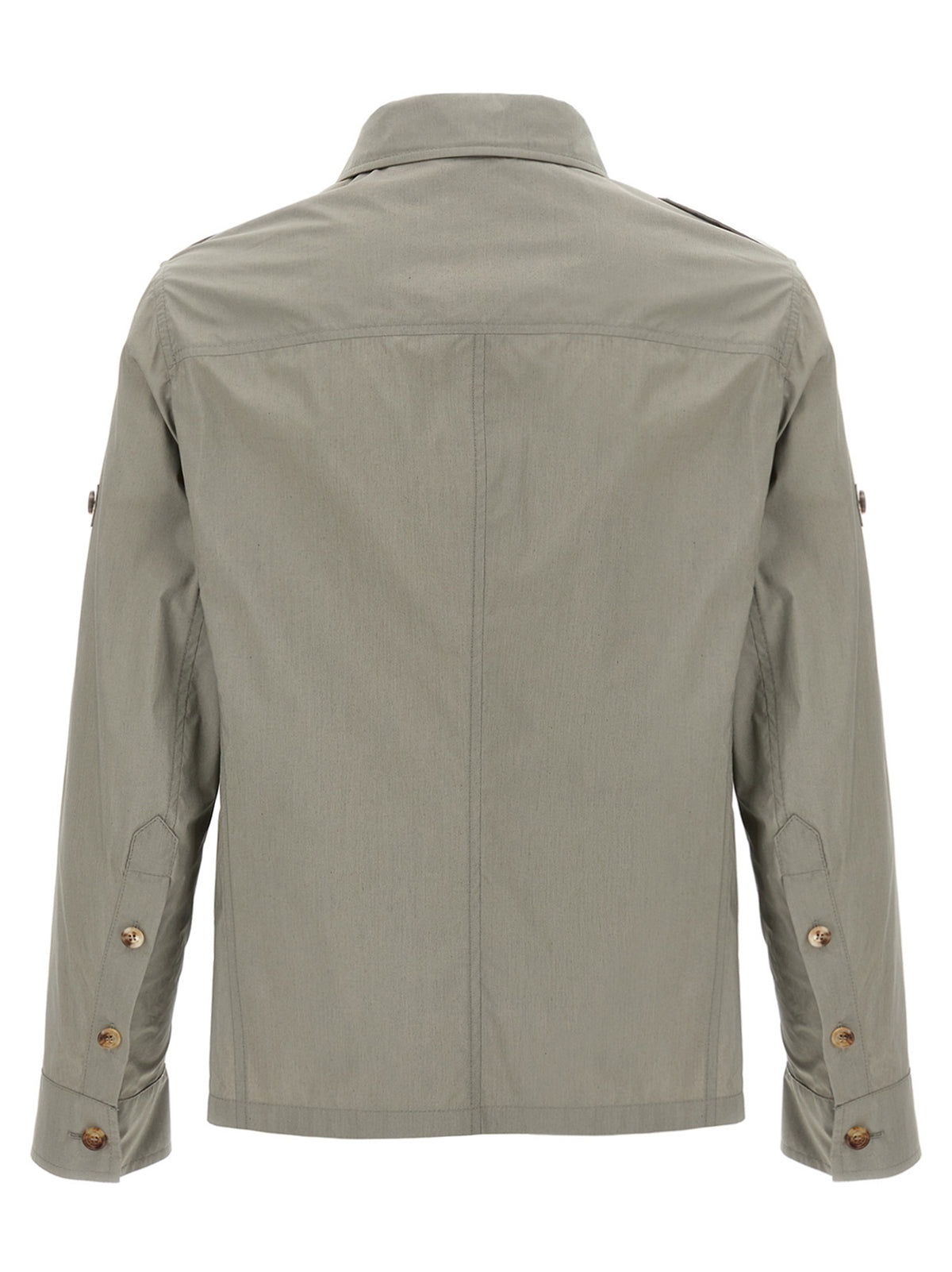 Brunello Cucinelli Bicolor Cotton Shell Men's Jacket