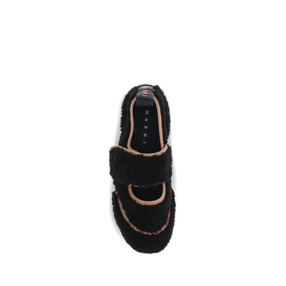 Marni Black Polyamide Athletic Women's Sneakers