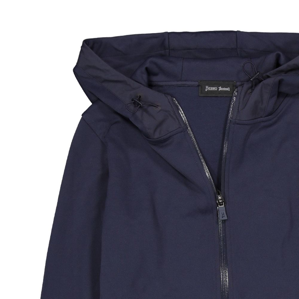 Herno Blue Cotton Women's Sweatshirt