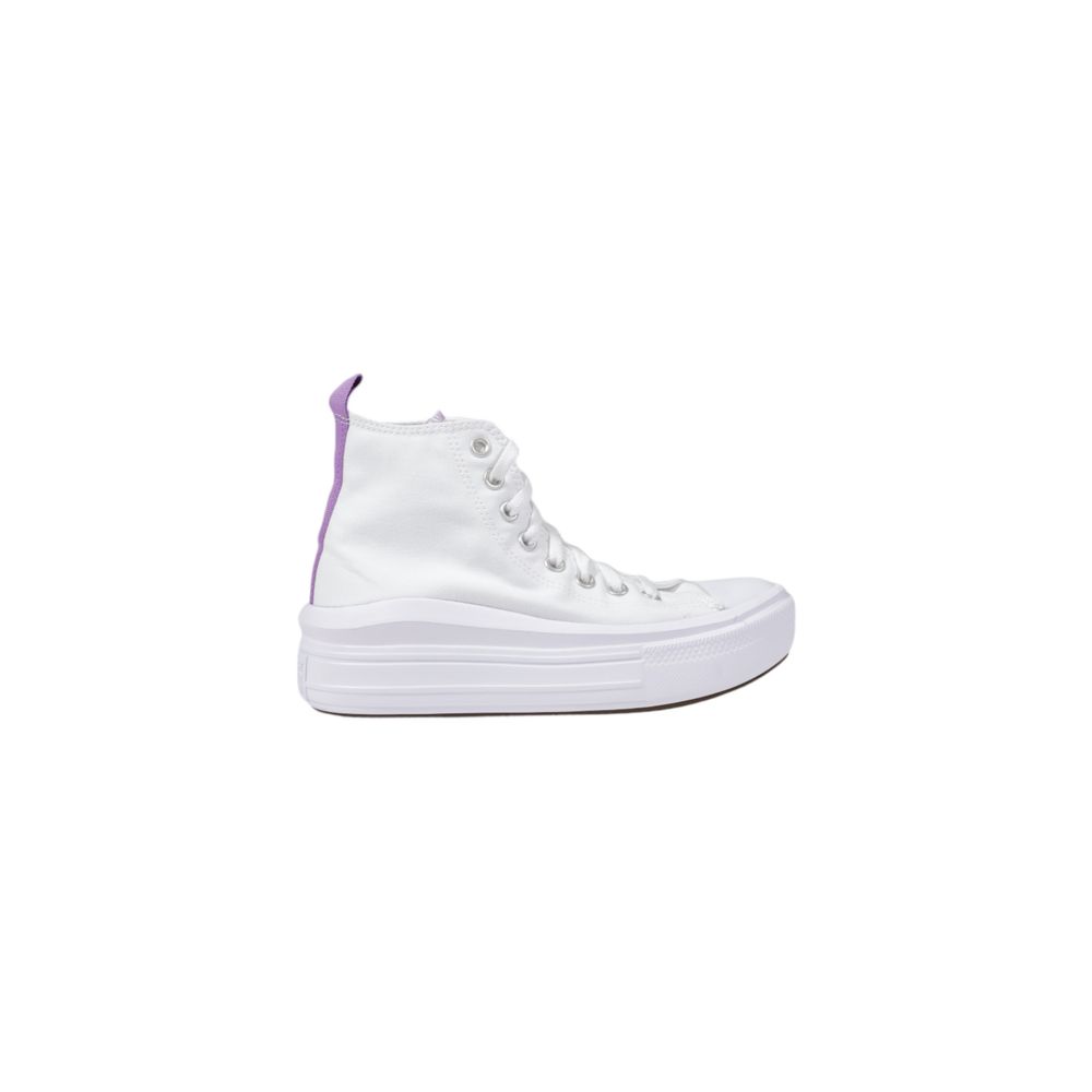 Converse White Fabric Platform Women's Sneakers