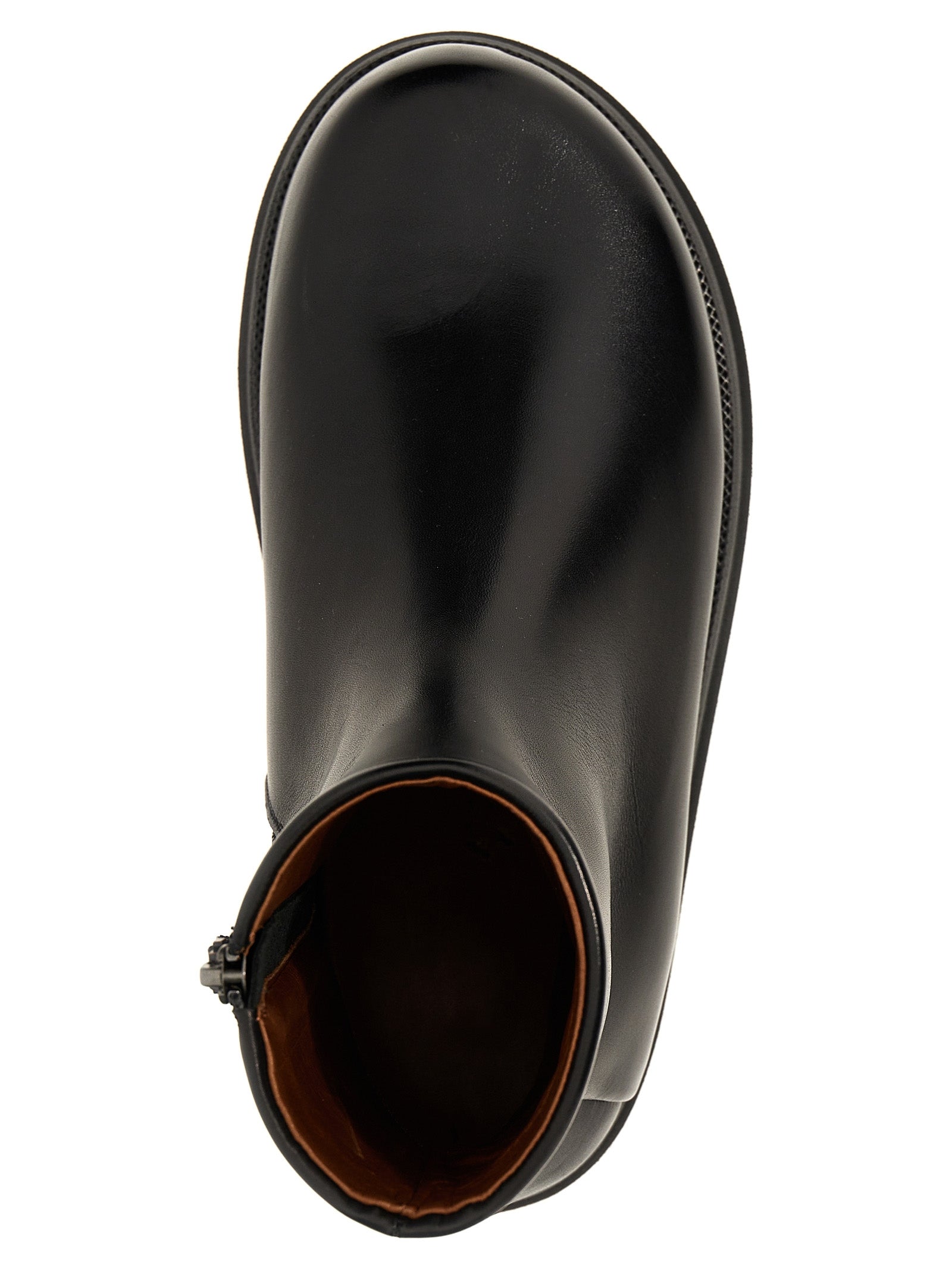 Marsell Black Calfskin Ankle Women's Boots