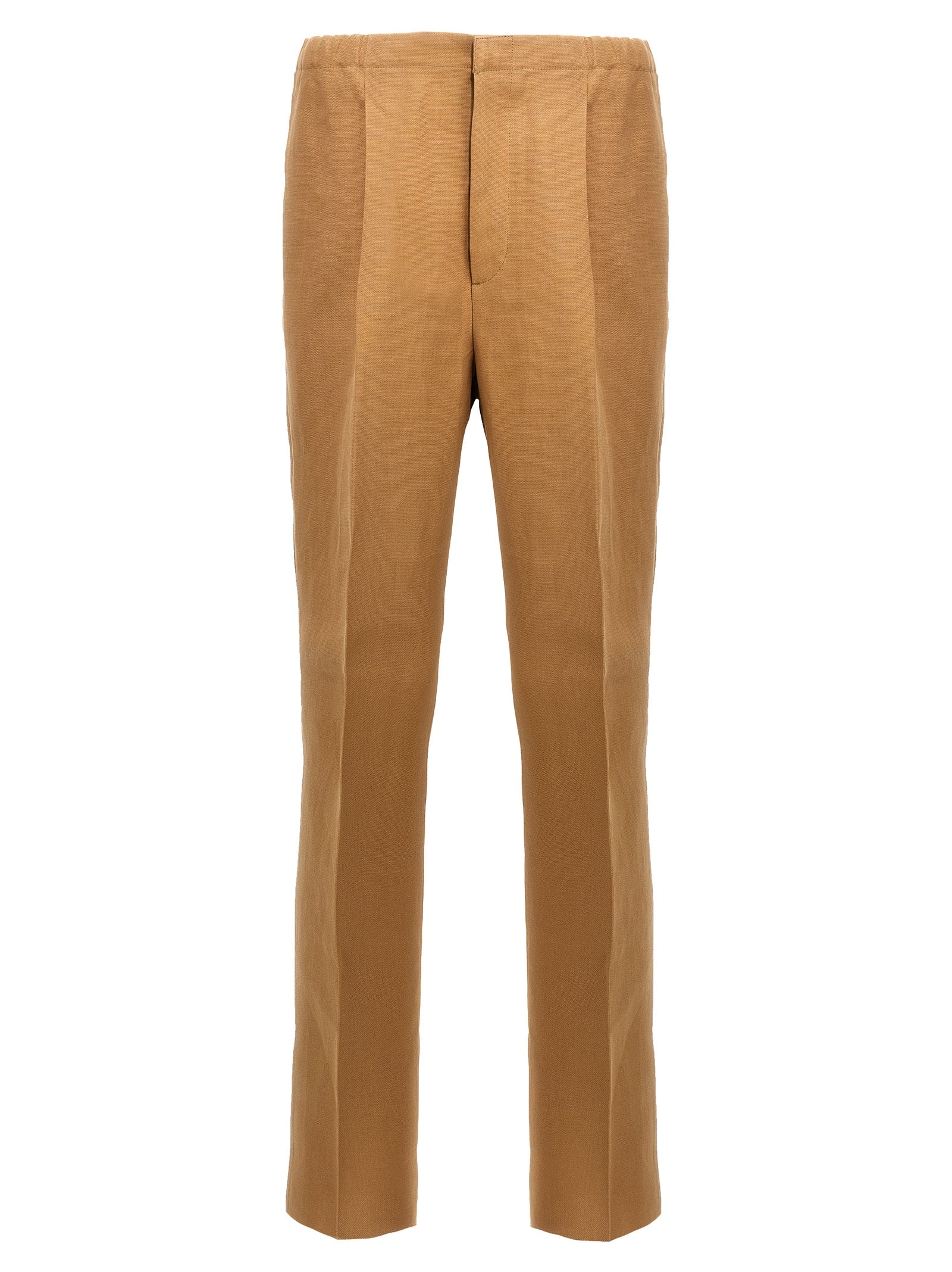 Fendi Beige Paper Casual Men's Pants