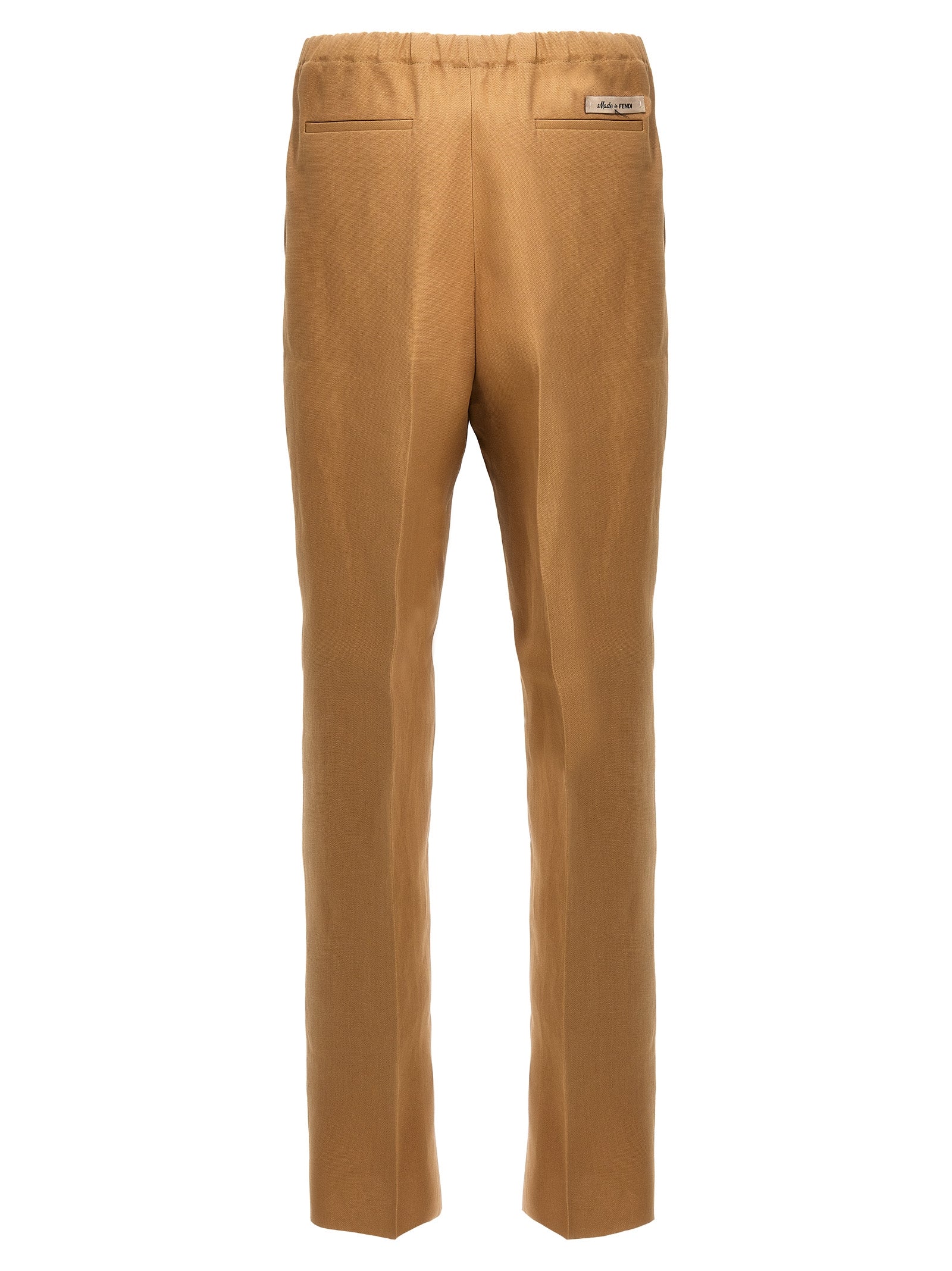 Fendi Beige Paper Casual Men's Pants
