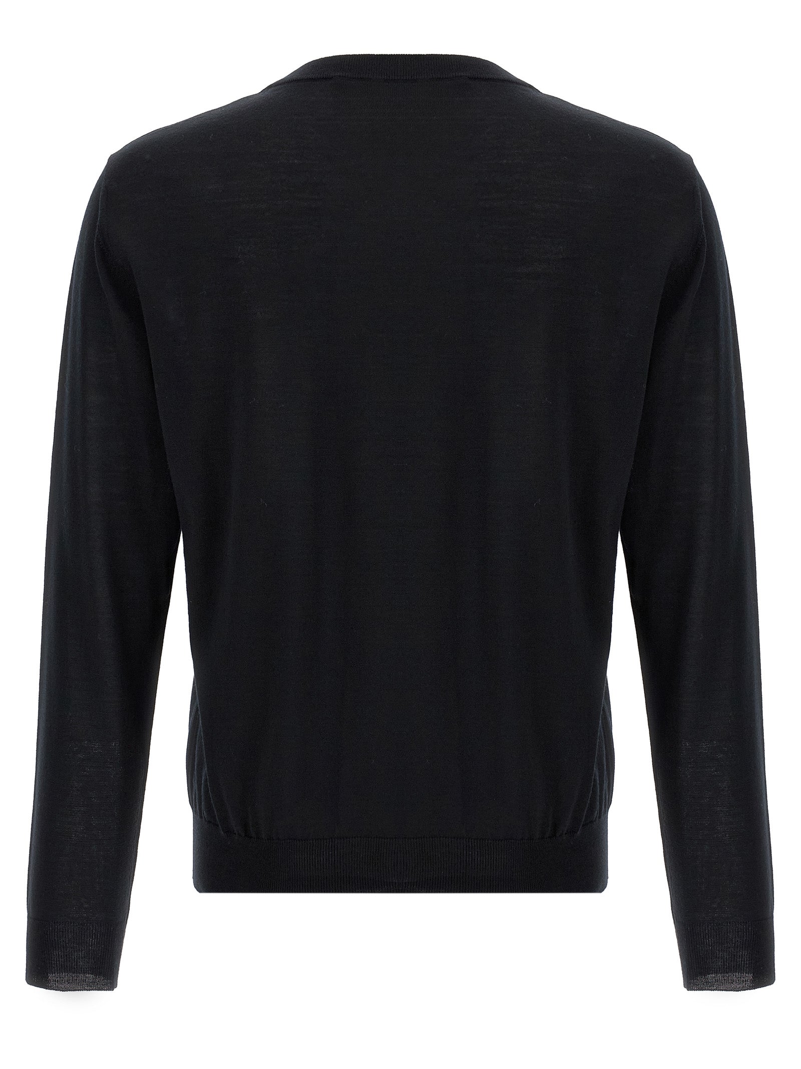 Valentino Garavani Black Virgin Wool Men's Cardigan