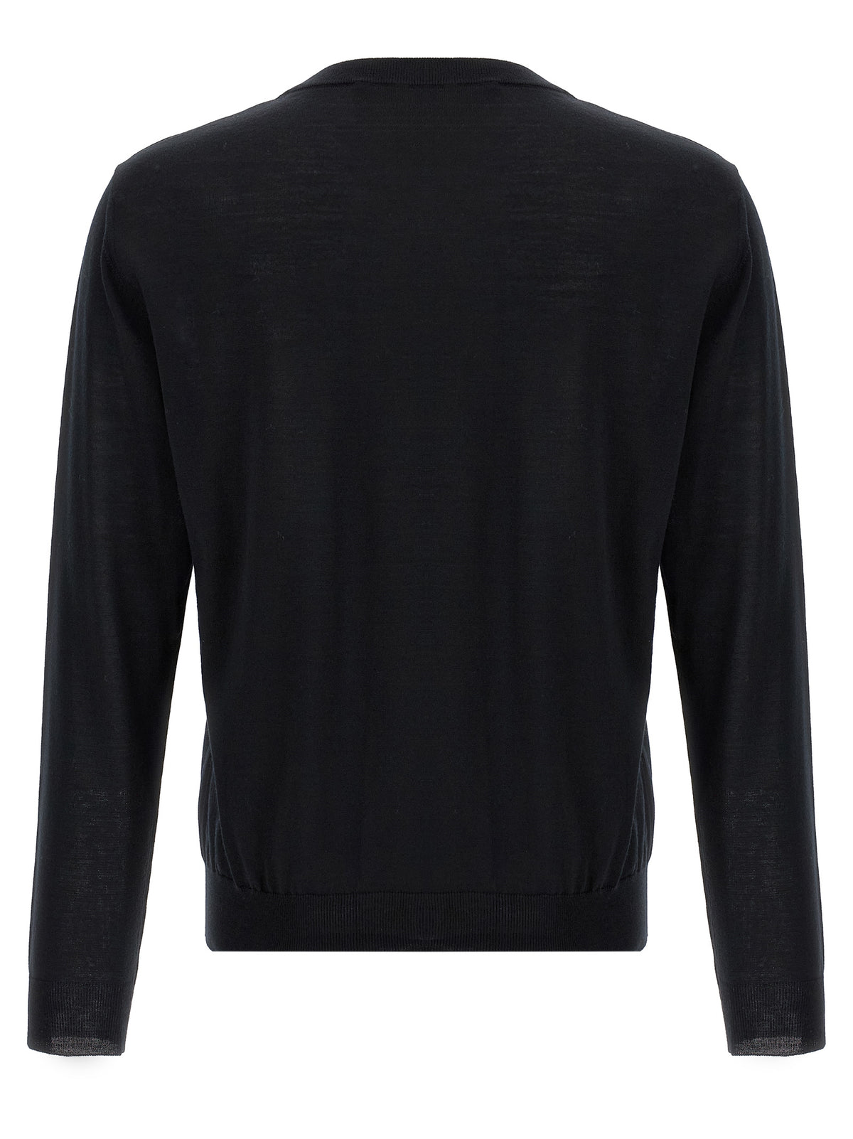 Valentino Garavani Black Virgin Wool Men's Cardigan