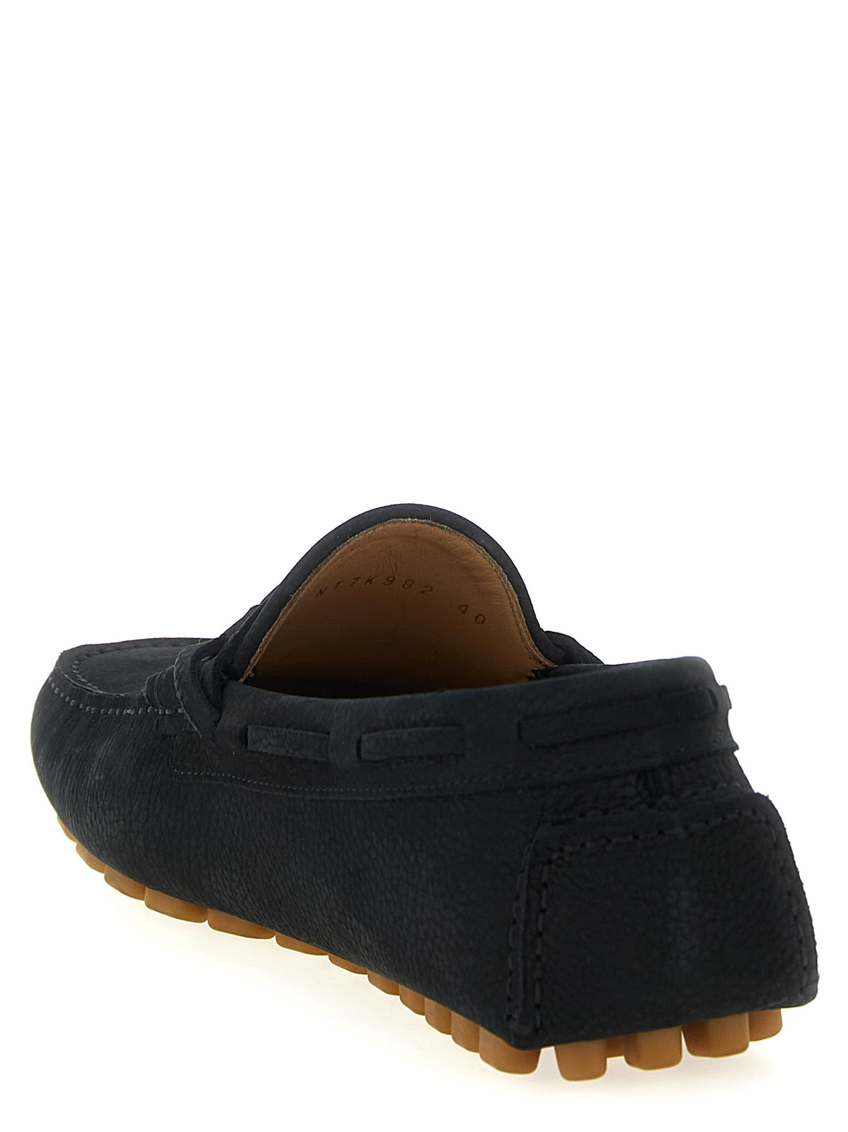 Valentino Garavani Black Calfskin Slip-On Men's Loafers