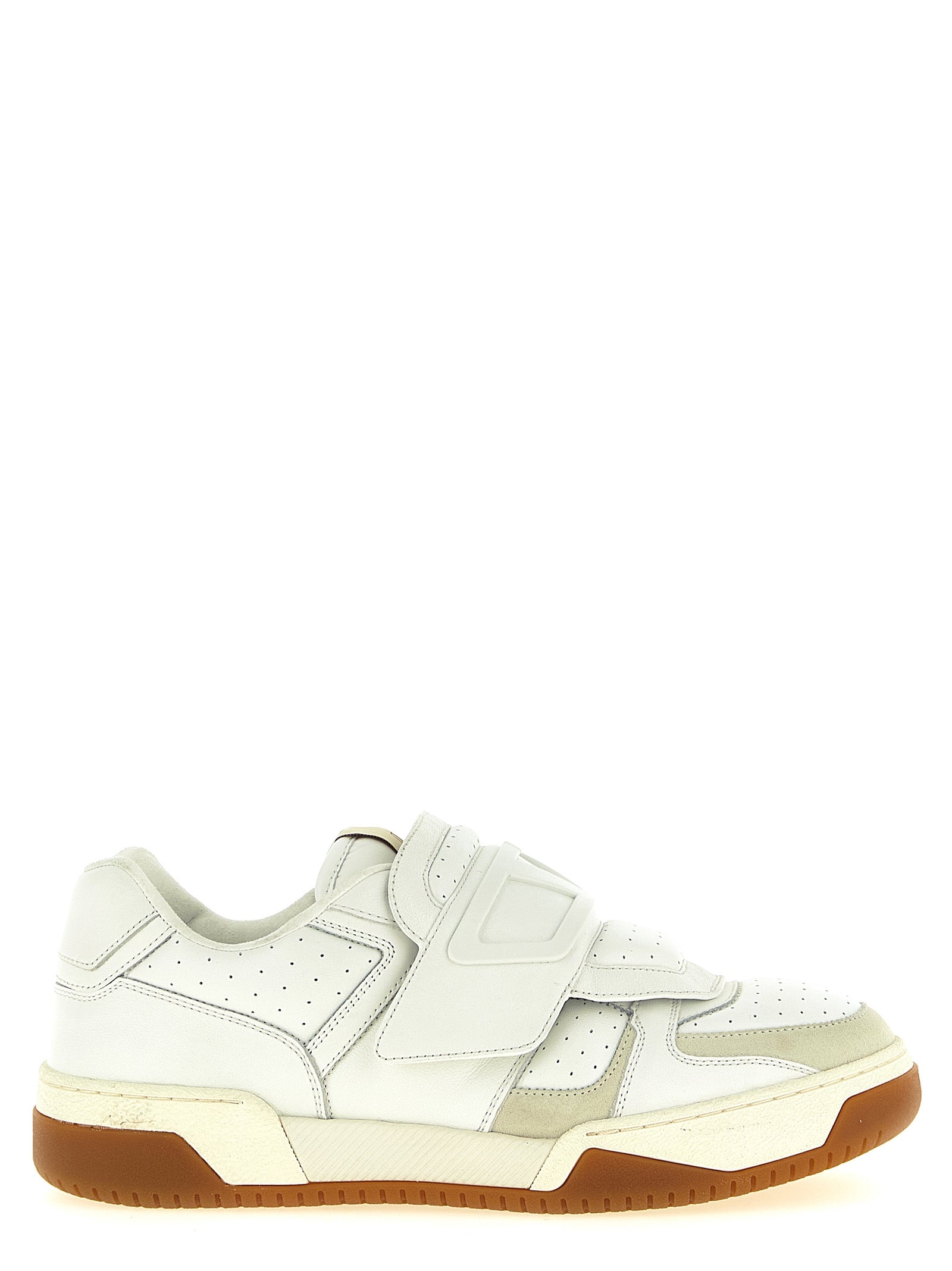Valentino Garavani White Leather Athletic Men's Sneakers